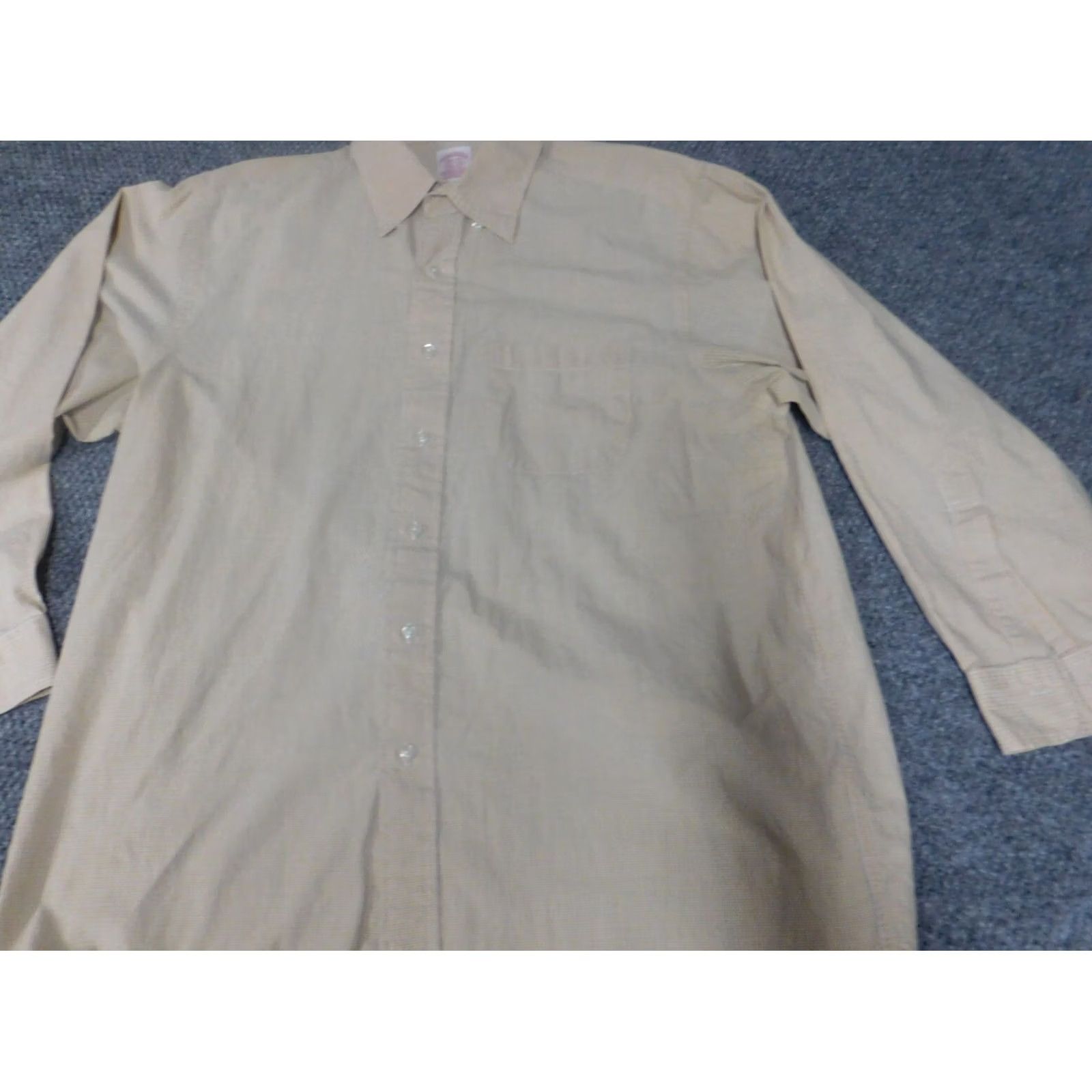 Brooks Brothers Brooks Brothers Mens Shirt 16.5 Yellow Plaid Button-Down 1818 Classic Modern Regular Mens Size US XL / EU 56 / 4 - 3 Thumbnail