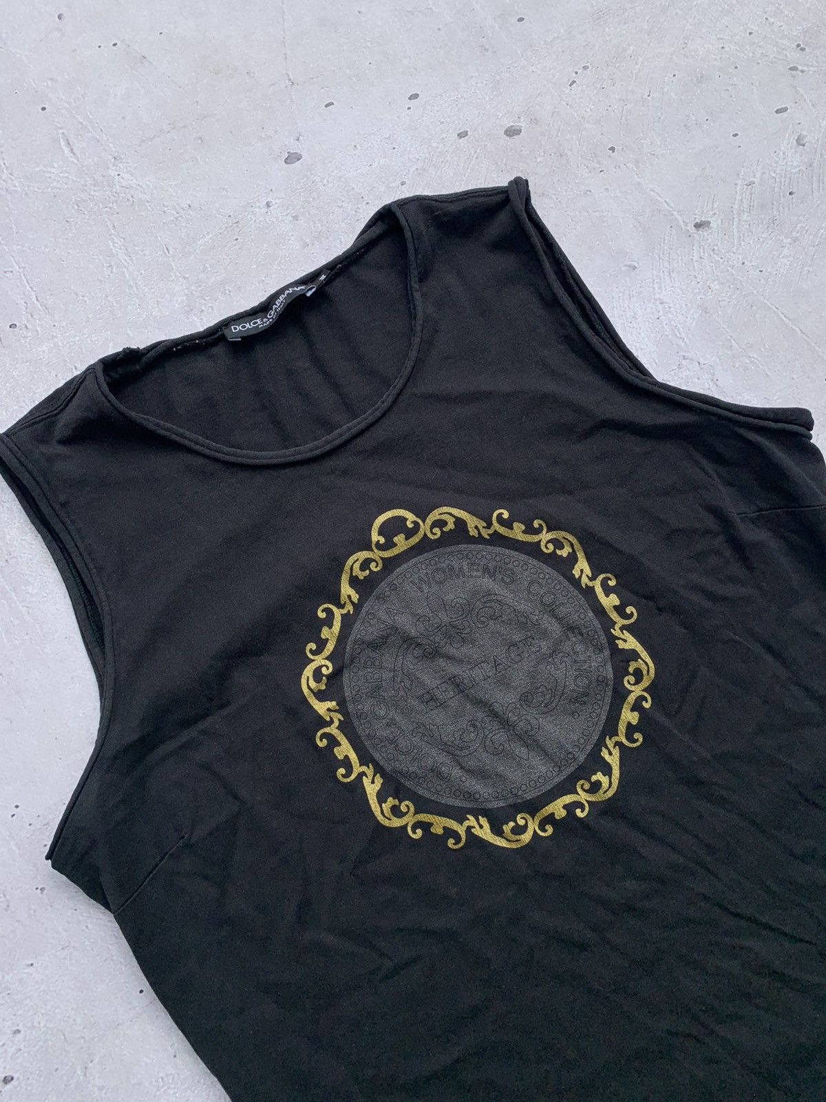 Dolce & Gabbana × Vintage Dolce Gabbana vintage tank top logo y2k Size M / US 6-8 / IT 42-44 - 3 Thumbnail