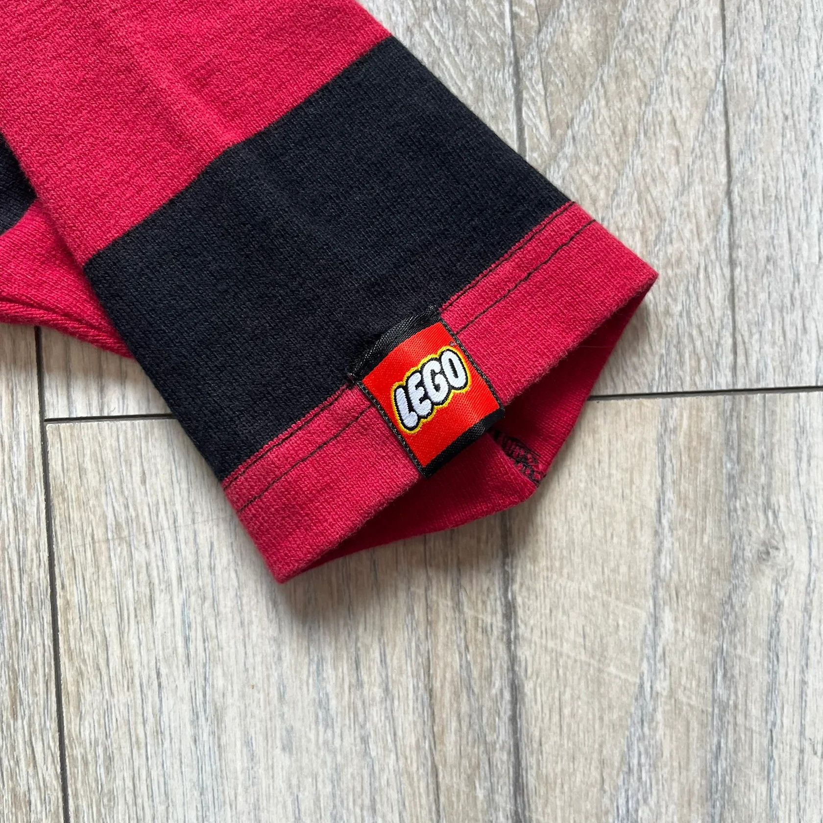 LEGO Lego 2000 Black & Red Rugby Shirt Size US S / EU 44-46 / 1 - 4 Thumbnail