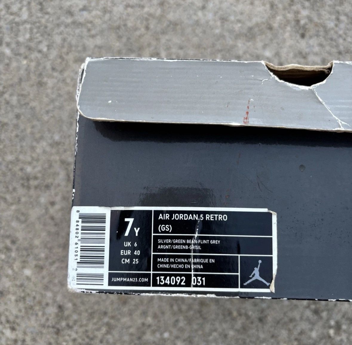 Jordan Brand Size 7-Jordan 5 GS 'Green Bean' 2006 Lightly Worn OG All Size US 7 / EU 40 - 15 Thumbnail