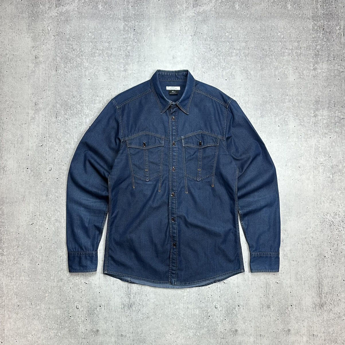 Versace × Versace Jeans Couture Versace Collection Trend Denim Shirt Size XL Size US XL / EU 56 / 4 - 1 Thumbnail