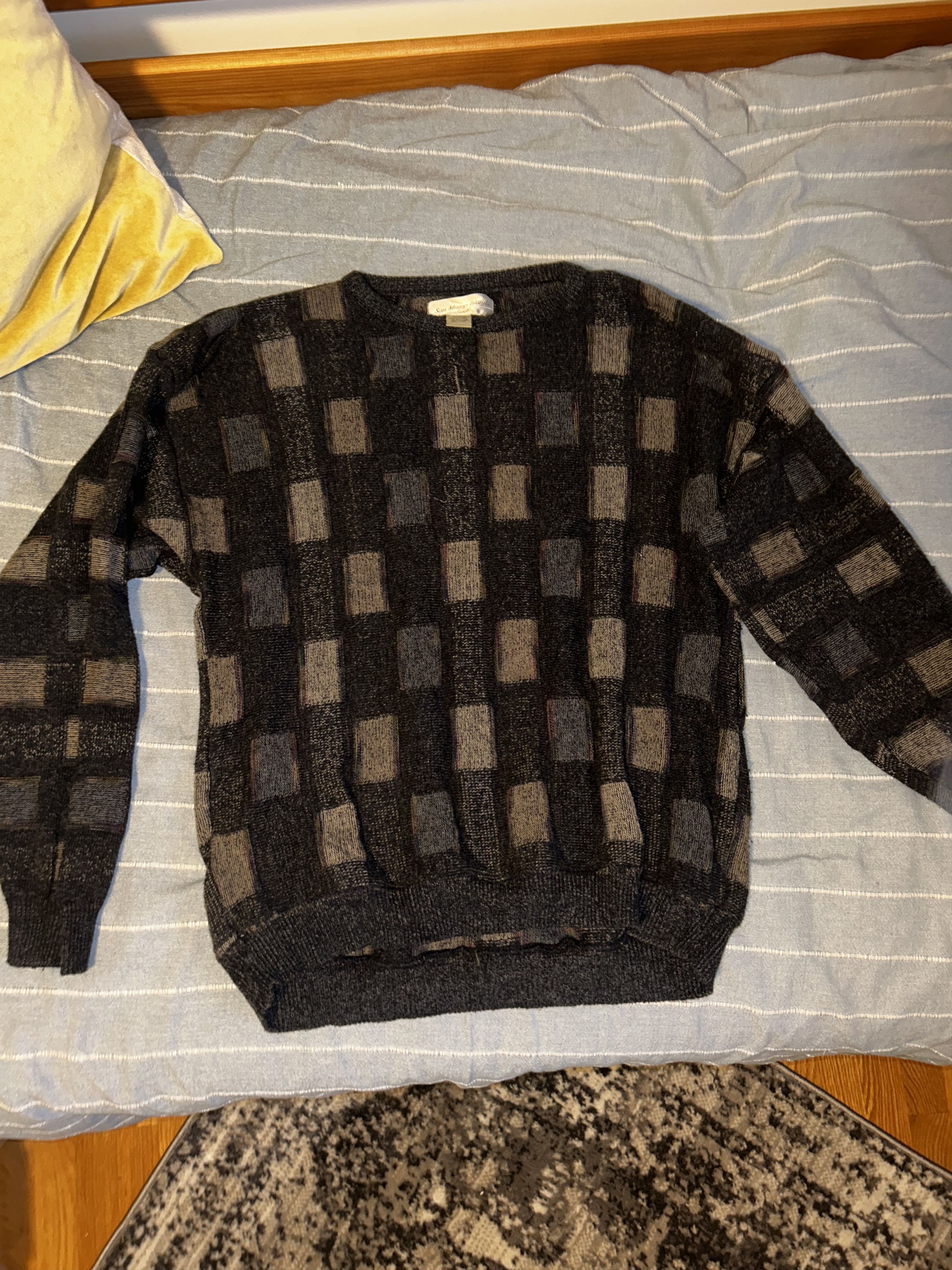 Vintage Vintage 90's Knit Sweater Size US L / EU 52-54 / 3 - 1 Thumbnail
