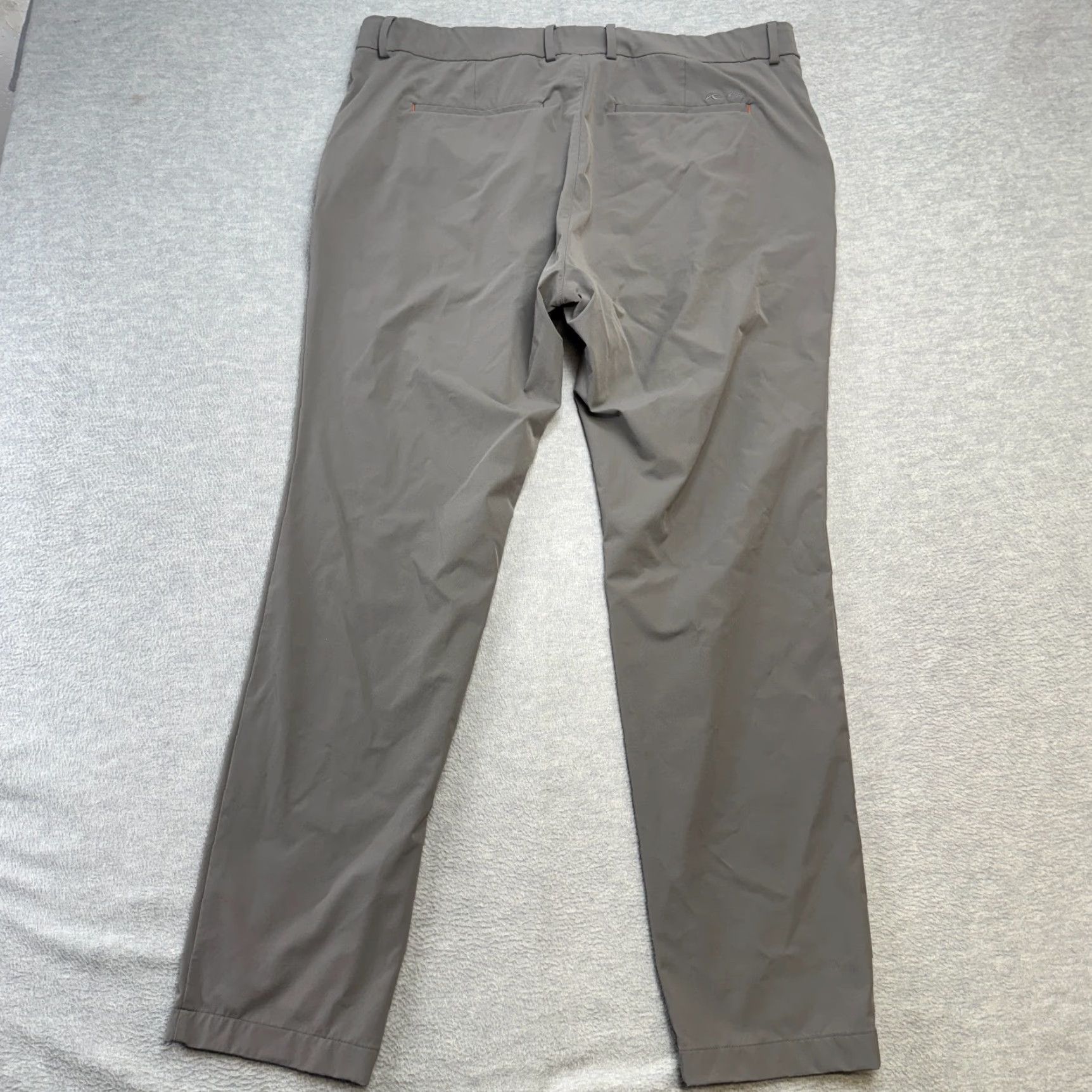 KJUS KJUS Iver Pants Mens 40x32 Gray Tailored Fit Performance Golf Trousers Stretch Size US 38 / EU 54 - 2 Thumbnail