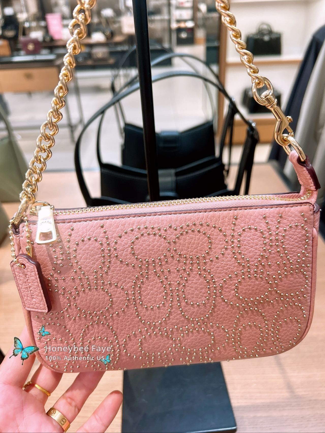 Coach NWT Coach Nolita 19 With Signature Rivets CX262 Size ONE SIZE - 3 Thumbnail