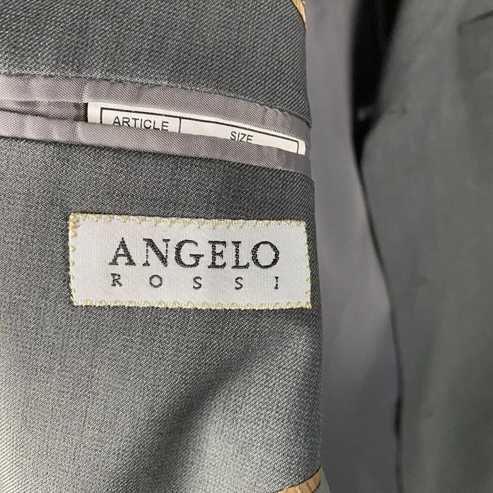 Other Angelo Rossi Blazer Suit Men's 40 Adults Polyester 3 Buttons Size 40S - 9 Thumbnail