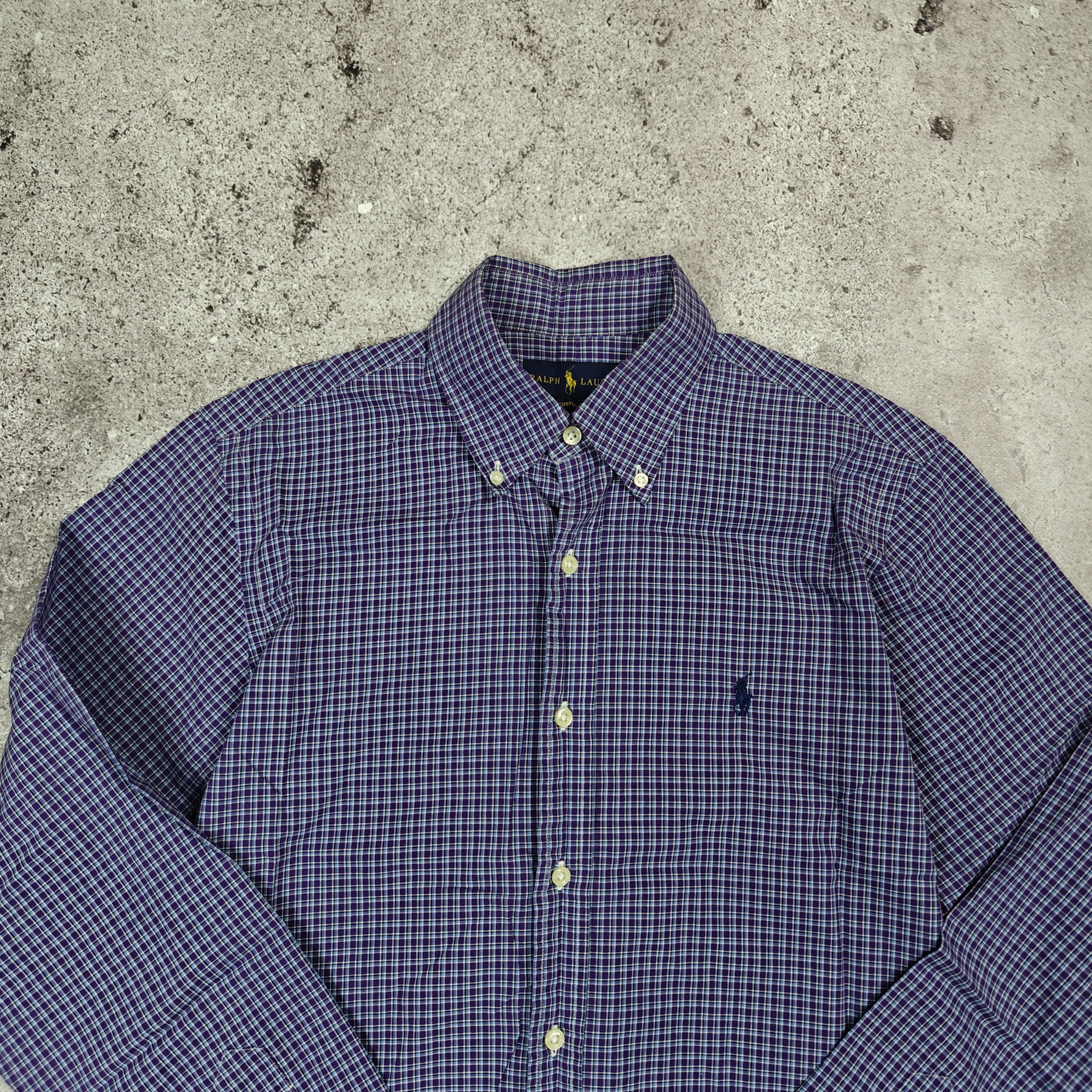 Polo Ralph Lauren Polo Ralph Lauren Shirt Collared Custom Fit Check size S Size US S / EU 44-46 / 1 - 2 Thumbnail