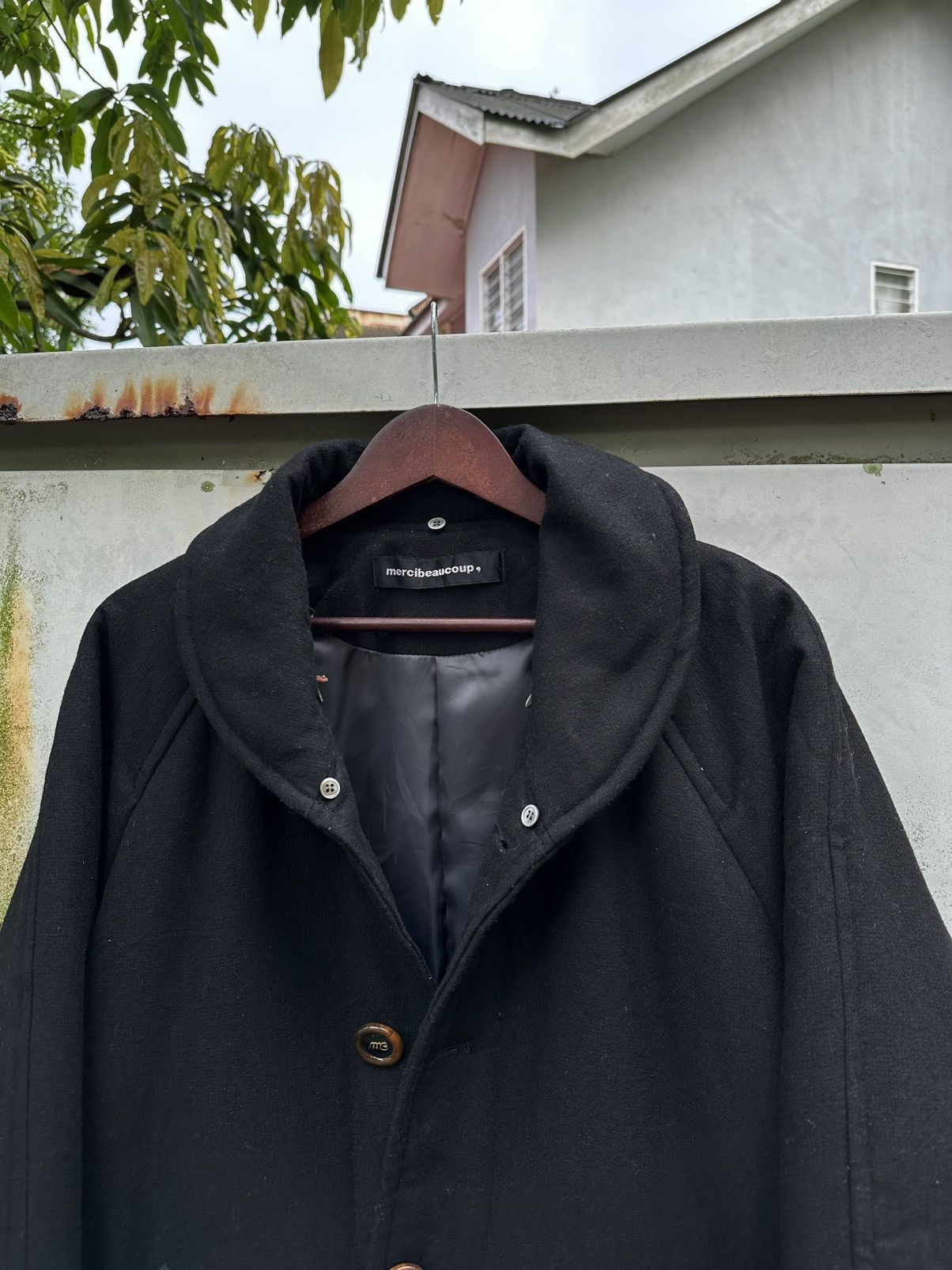 mercibeaucoup 👹Mercibeaucoup Double Breasted Wool Trench Coat Size US L / EU 52-54 / 3 - 5 Thumbnail