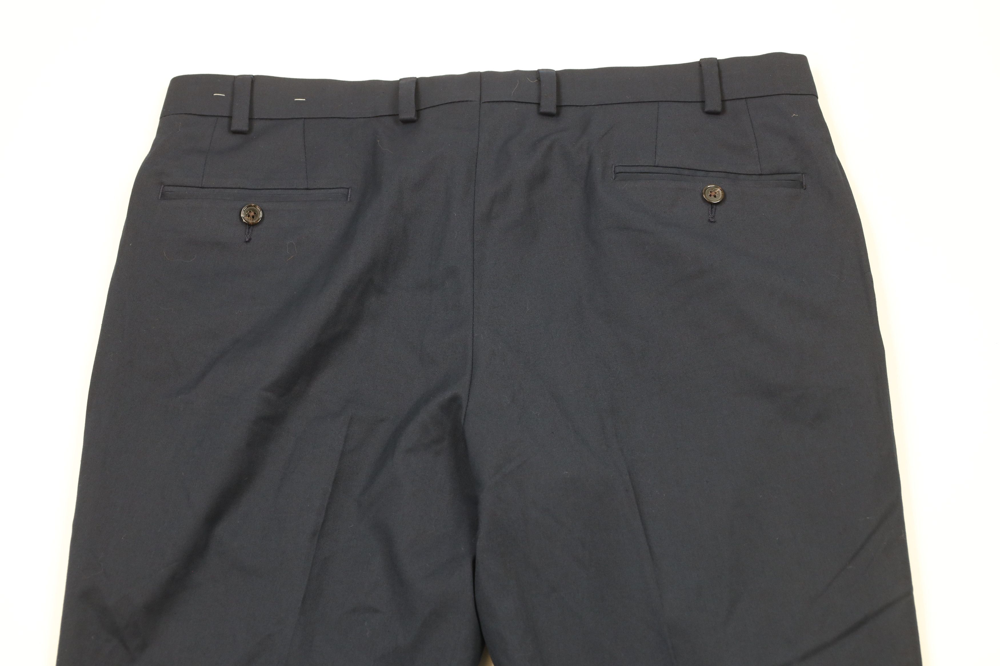 Ralph Lauren × Vintage Vintage Ralph Lauren Stretch Flat Front Chino Pants Blue Size US 36 / EU 52 - 9 Thumbnail
