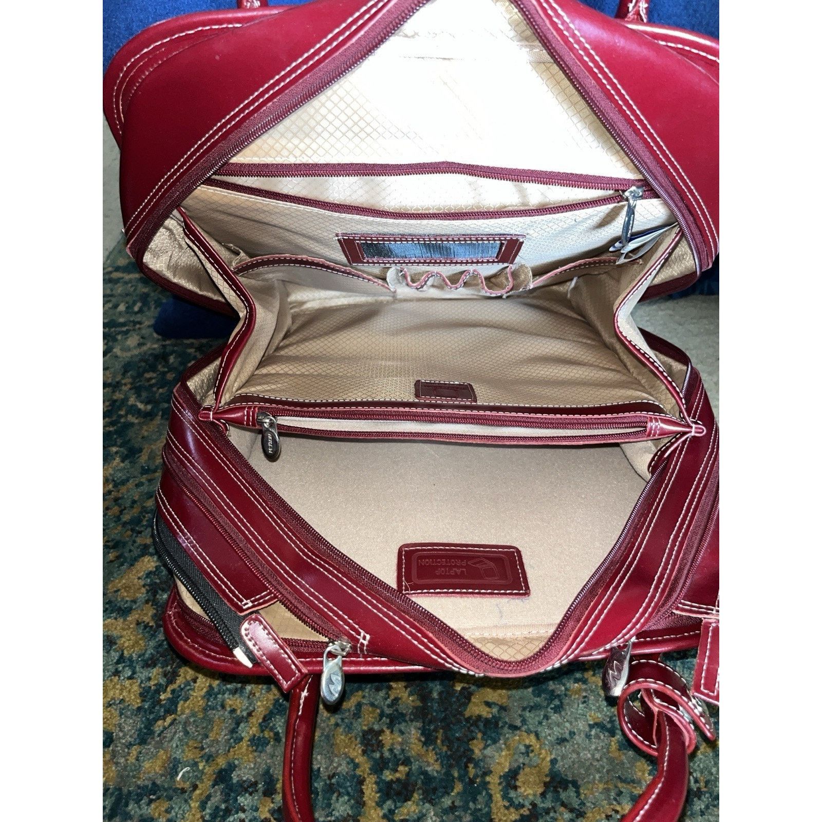 Other McKlein Leather Carry-On Detachable Roll-On Collapsible Size ONE SIZE - 8 Thumbnail