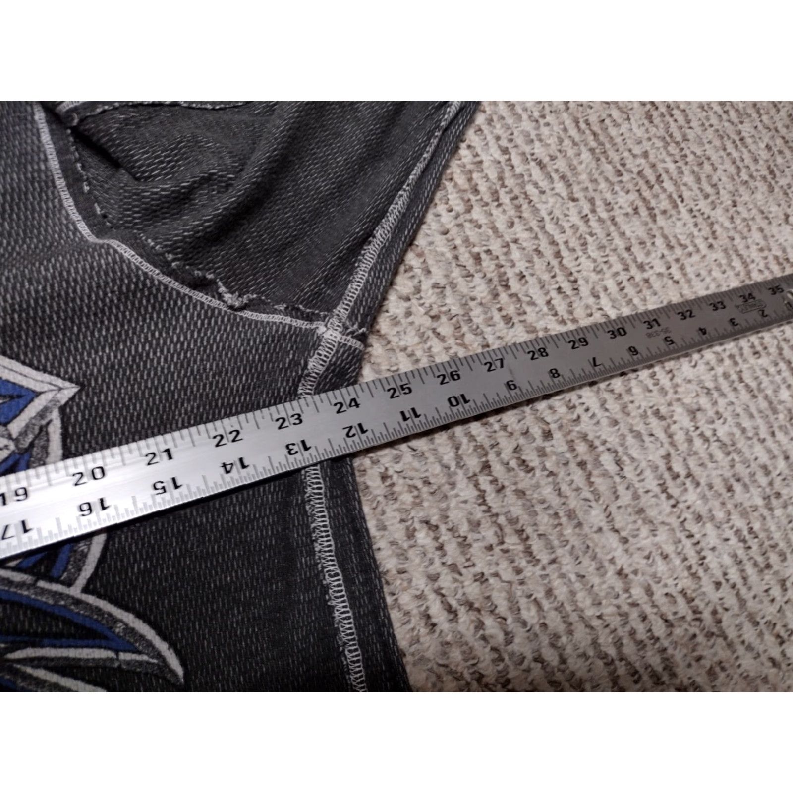 Affliction Affliction T-Shirt Long Sleeve Reversible Gray XL Men Crew Neck 100% Cotton Cross Wings Distressed Size US L / EU 52-54 / 3 - 5 Thumbnail