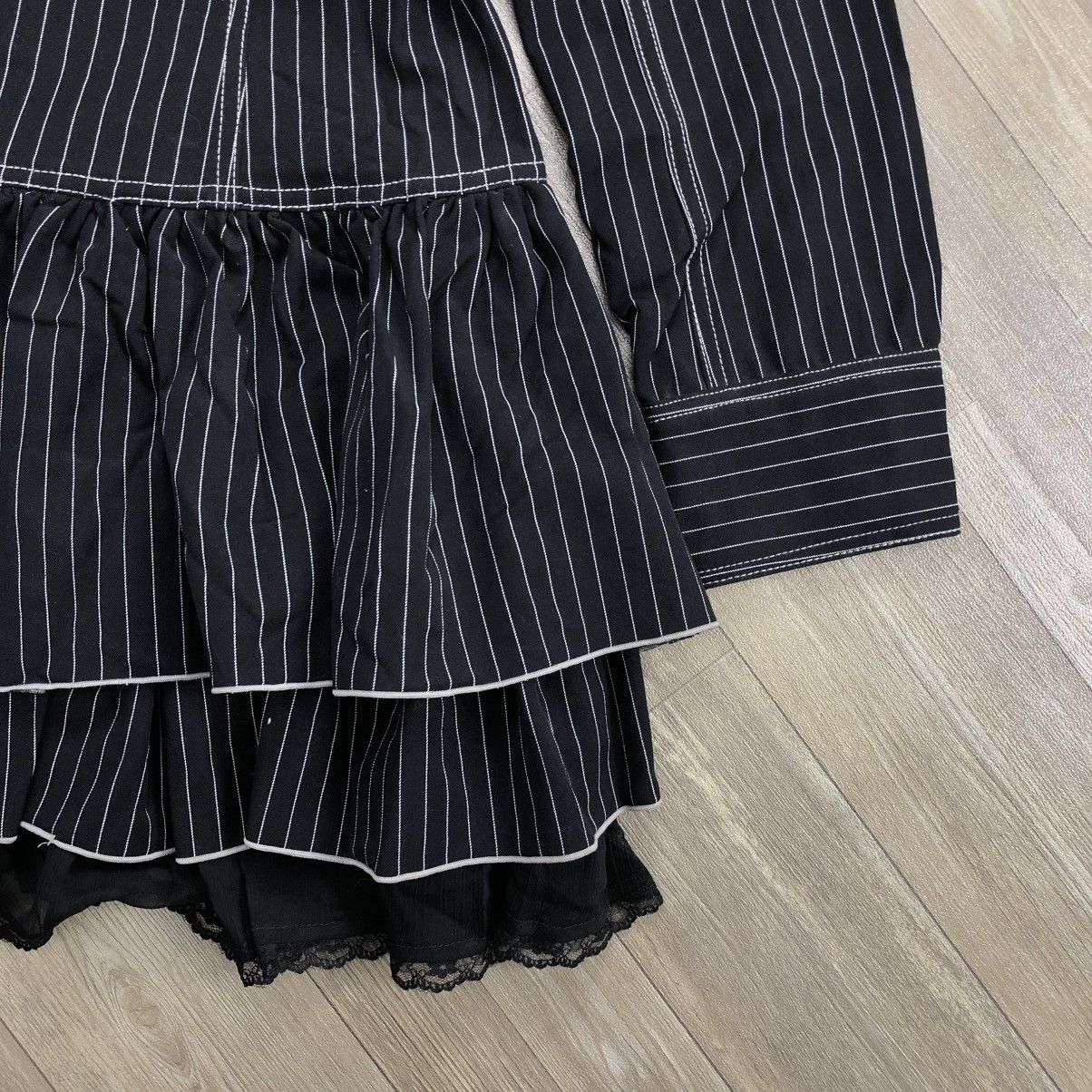 If Six Was Nine Algonquins Stripped Blazers Dress Punk Gothic Grunge Opium Size M / US 6-8 / IT 42-44 - 11 Thumbnail