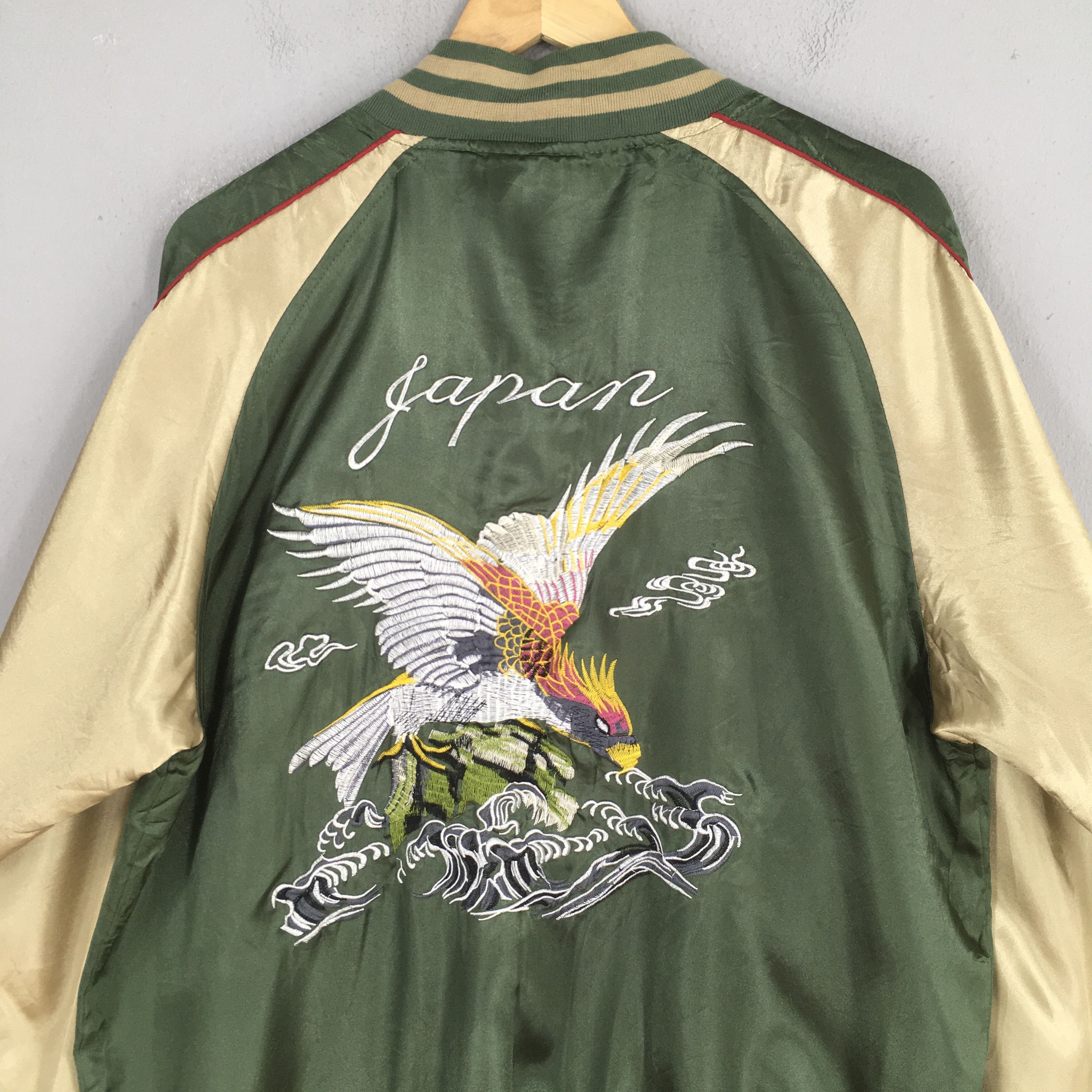 Japanese Brand Vintage 1990s Sukajan Japan Phoenix Eagle Jacket XL Size US XL / EU 56 / 4 - 7 Thumbnail