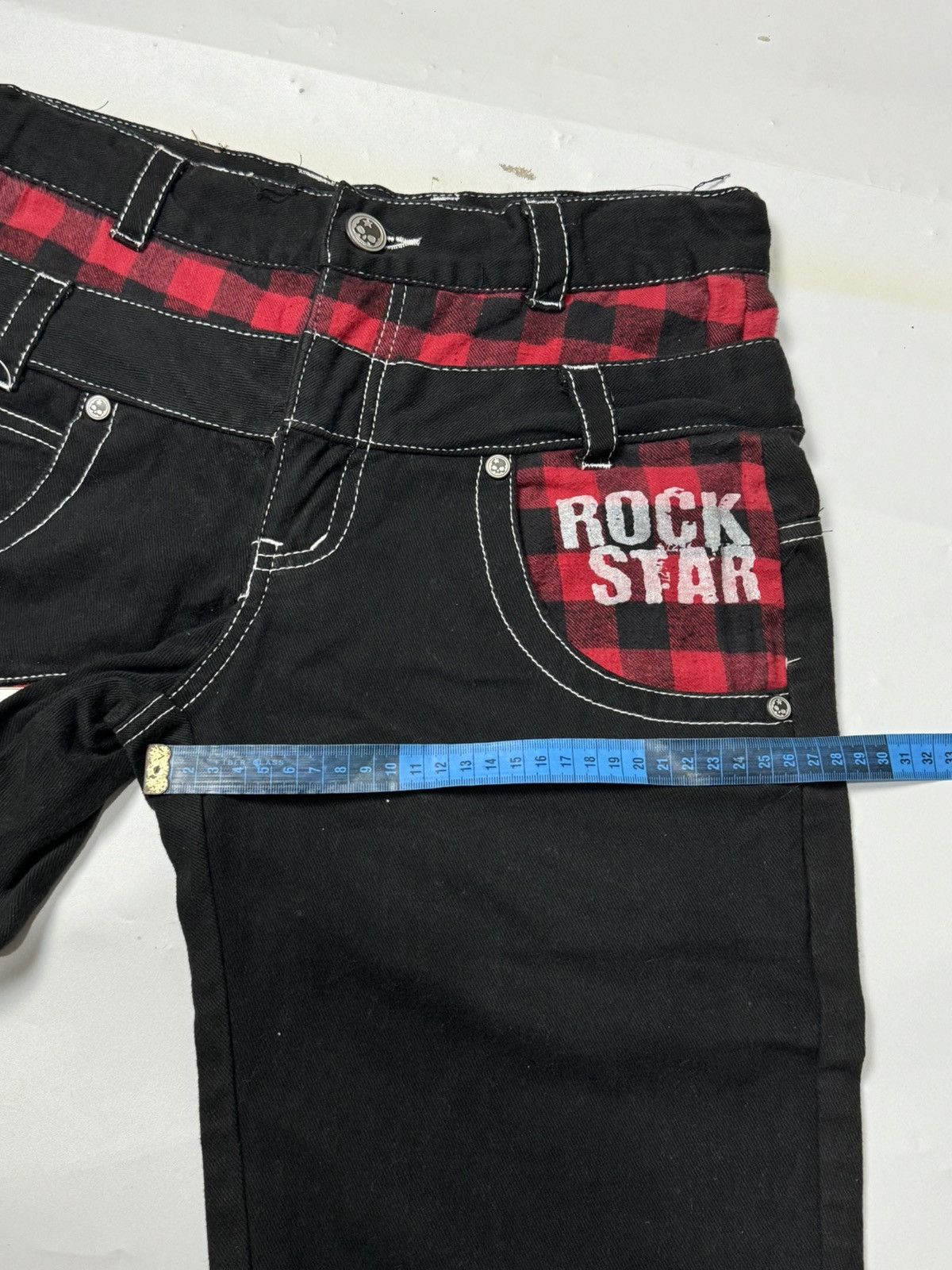 If Six Was Nine × Japanese Brand × PPFM Double Waist Rock Star Ba-tsu Long Pants Ifsix Lgb Style Size US 30 / EU 46 - 8 Thumbnail