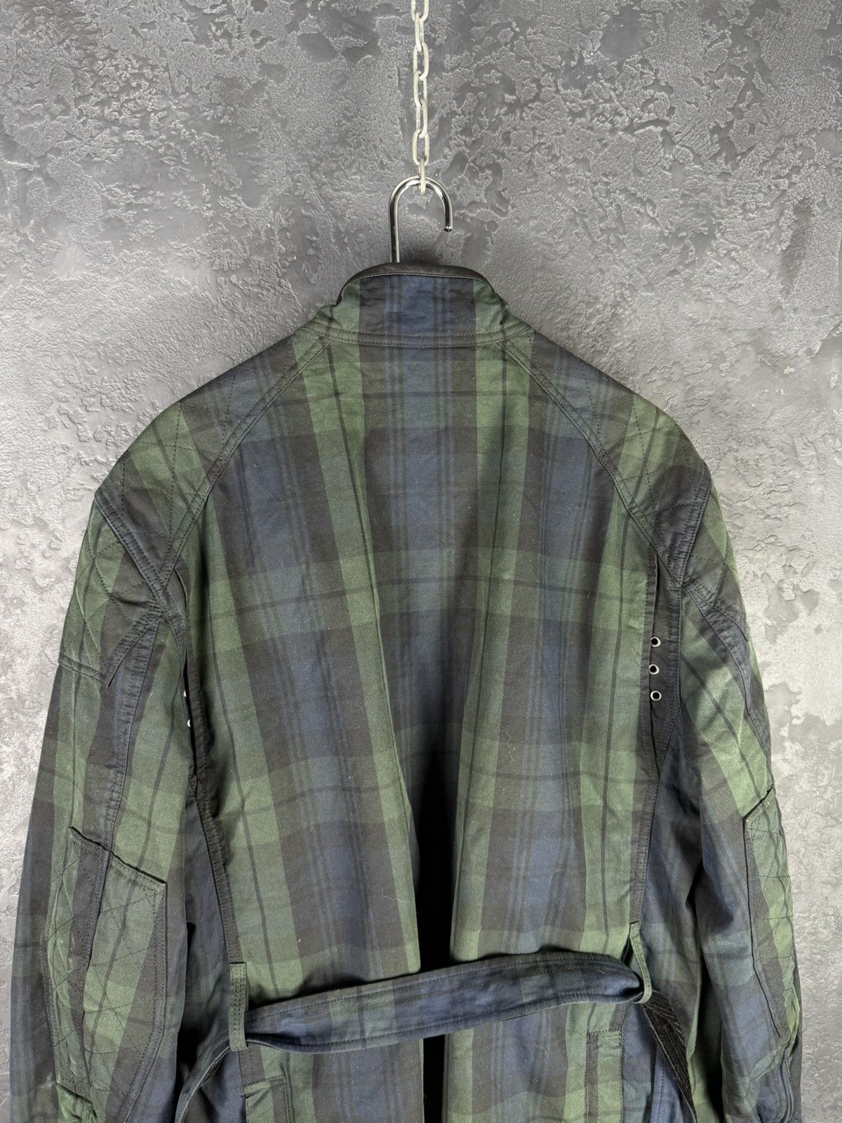Polo Ralph Lauren Vintage Polo Ralph Lauren Mens Waxed Belted Motorcycl Jacket Size US XL / EU 56 / 4 - 12 Thumbnail