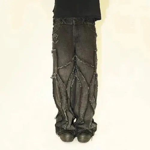 VIBE Y2k streetwear set hoodie + jeans + jeans Size US 32 / EU 48 - 4 Thumbnail