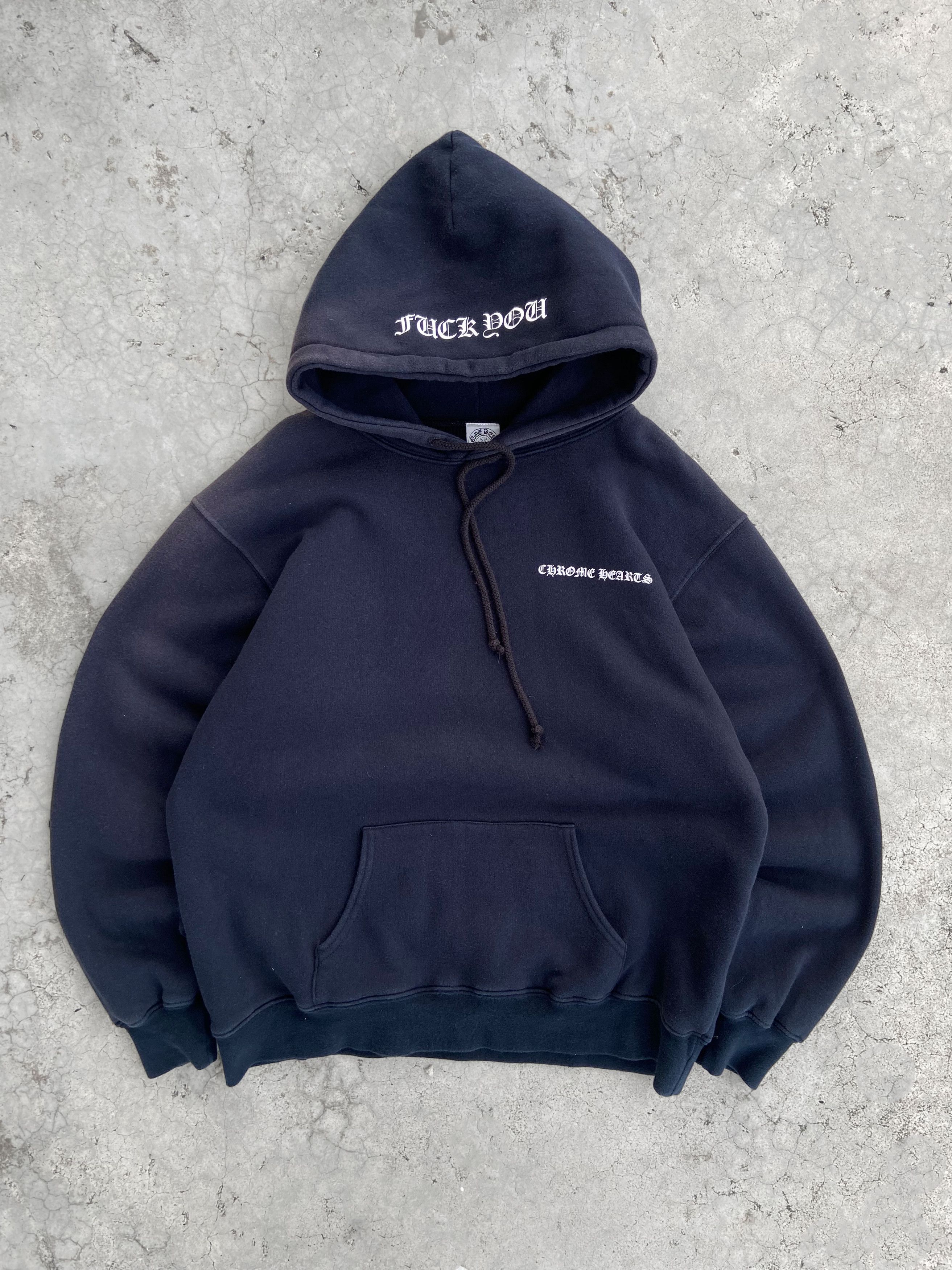 Chrome Hearts FADED Chrome Hearts Thermal Plus Cross Logo Hoodie Size US M / EU 48-50 / 2 - 3 Thumbnail