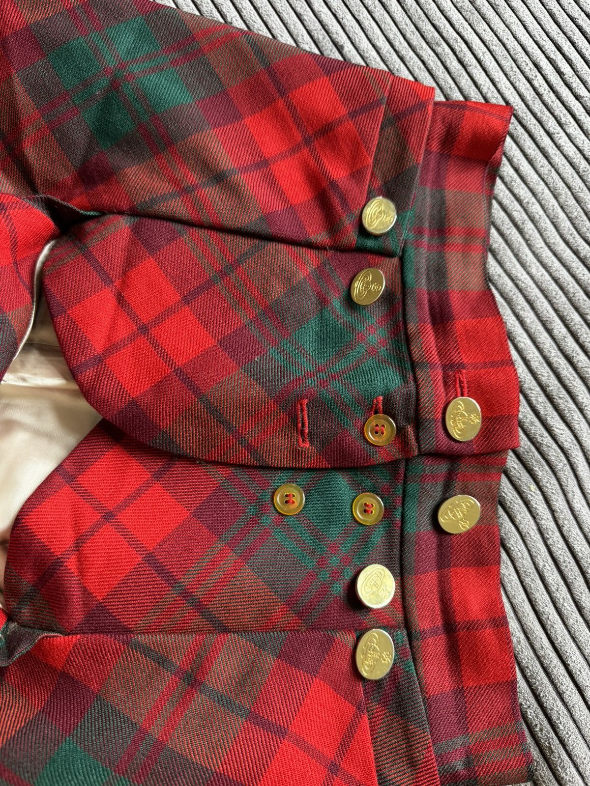 Vivienne Westwood 90s Runaway Vivienne Westwood Red Macpoiret Tartan Skirt Rar Size 28" / US 6 / IT 42 - 15 Thumbnail