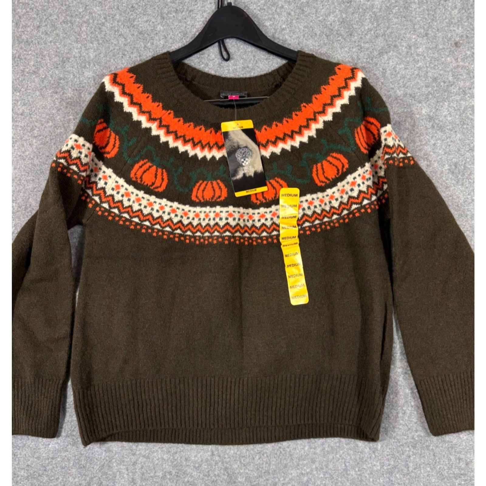 Vince Camuto Vince Camuto Pullover Sweater Womens M Brown Halloween Pumpkin Holiday NWT Size M / US 6-8 / IT 42-44 - 3 Thumbnail