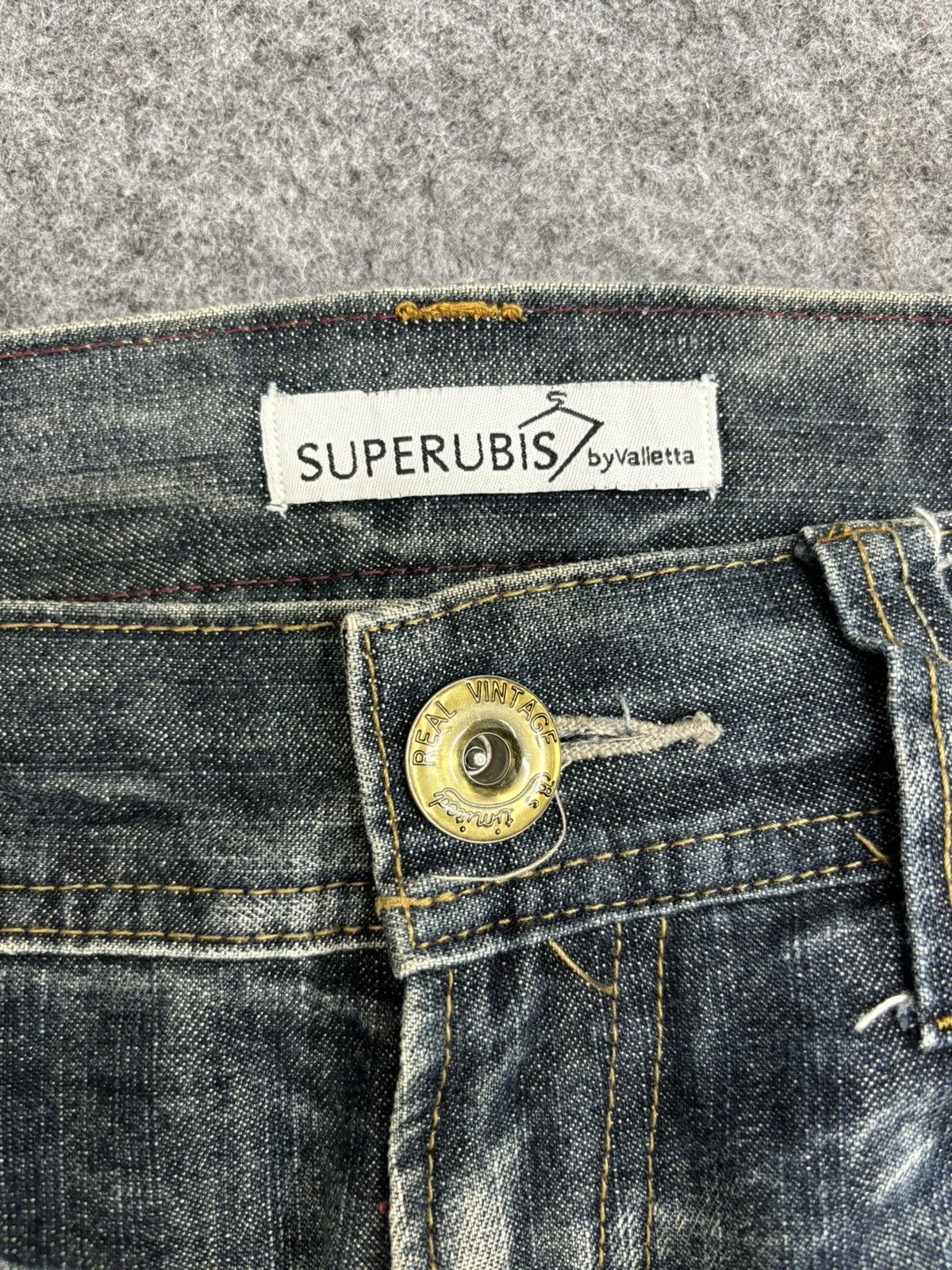 Seditionaries 💥Crazy Fades Superubis Valetta Mild Denim F565 Size US 32 / EU 48 - 5 Thumbnail