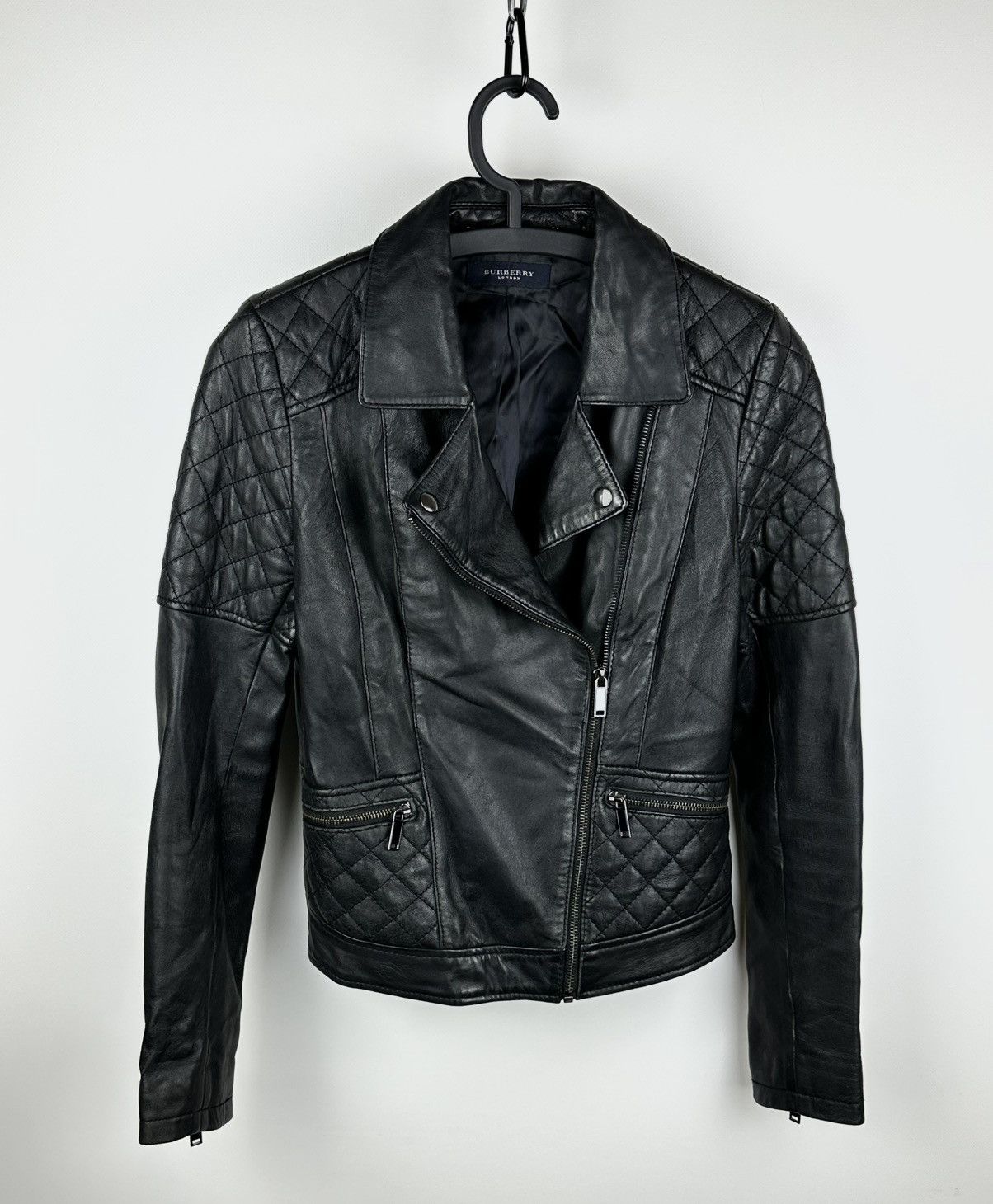 Burberry Women Burberry Leather Jacket Black size M Size M / US 6-8 / IT 42-44 - 1 Thumbnail