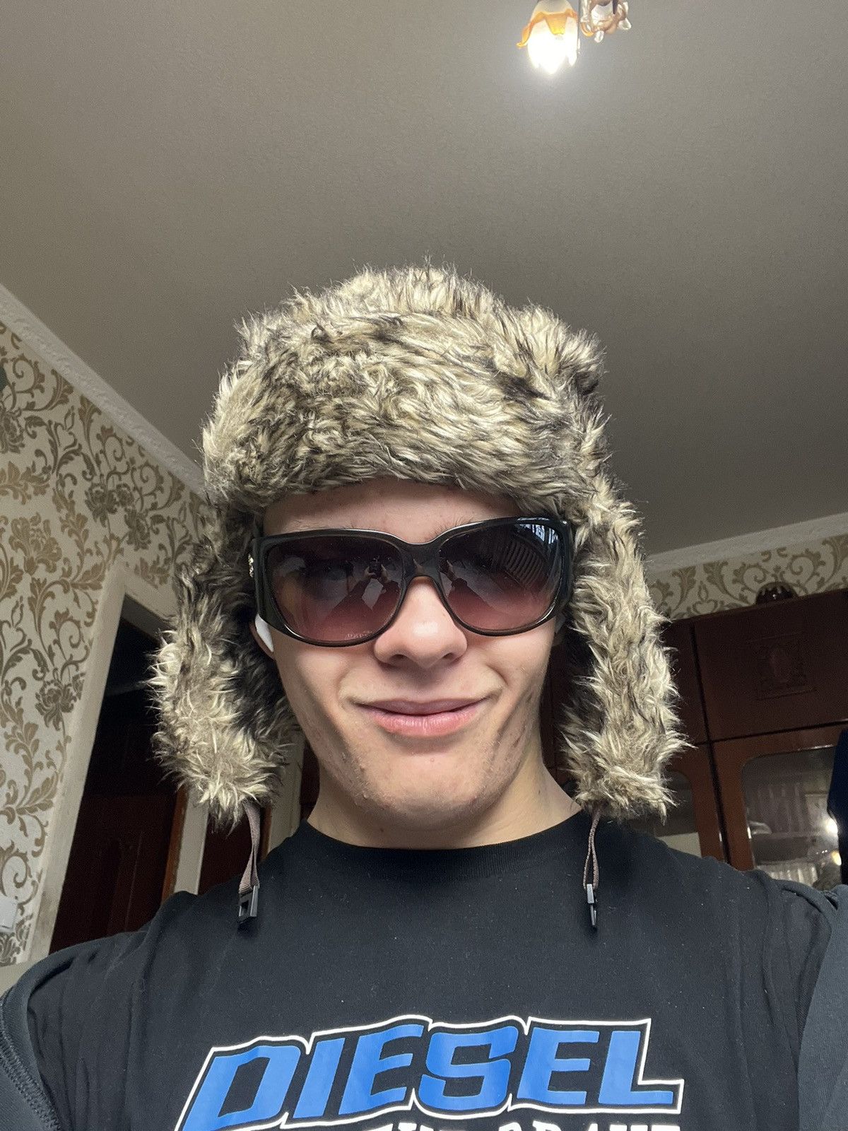 20471120 Vintage fuzzy mohair japanese ushanka hat avant garde Size ONE SIZE - 16 Thumbnail