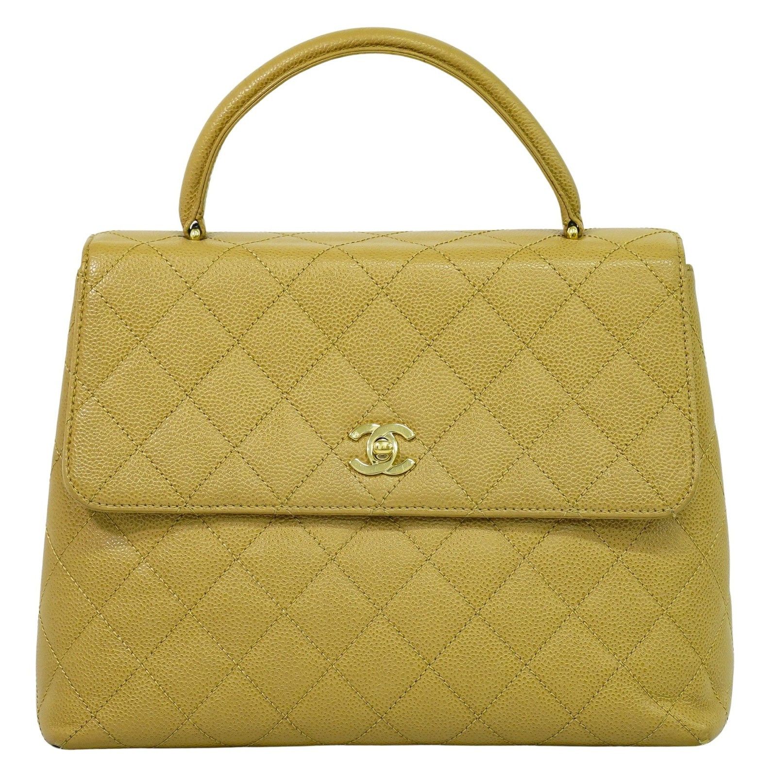 Chanel Chanel Coco Top Handle Bag Quilted Caviar Size ONE SIZE - 1 Thumbnail
