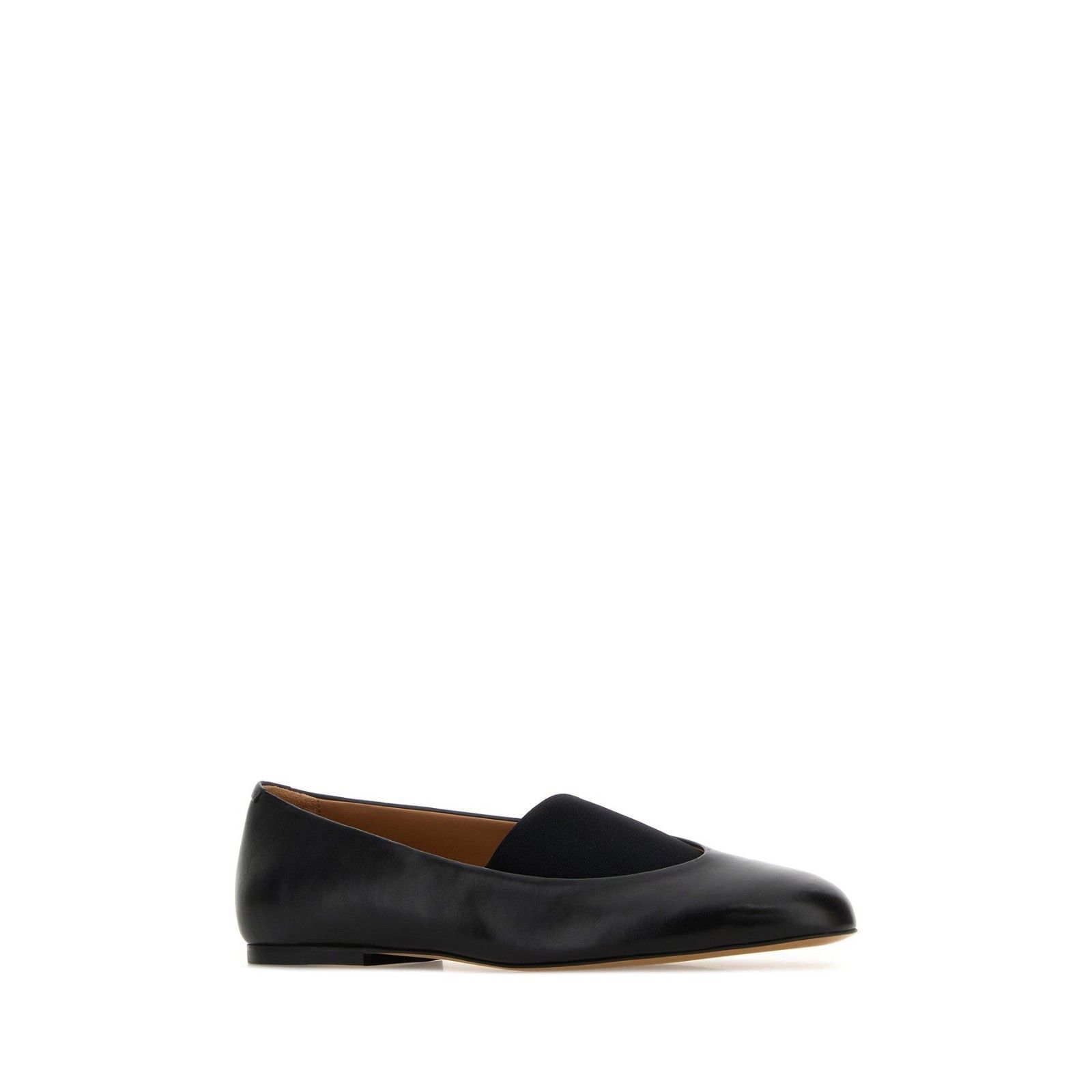 Jil Sander JIL SANDER Elyss Black Leather Ballerina Flats New & Authent Size US 7 / IT 37 - 4 Thumbnail