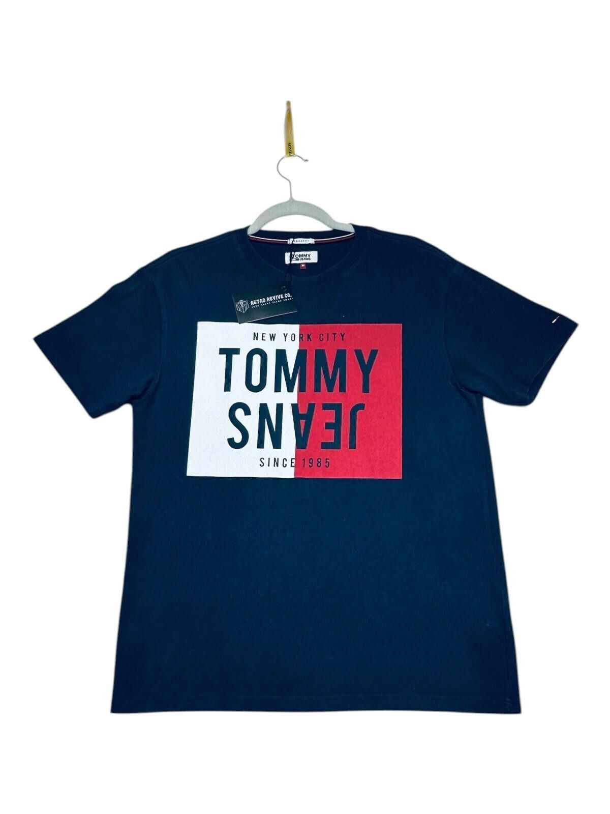 Tommy Hilfiger Tommy Jeans T-Shirt Men's UK Size M Blue Graphic Print Size US M / EU 48-50 / 2 - 2 Thumbnail