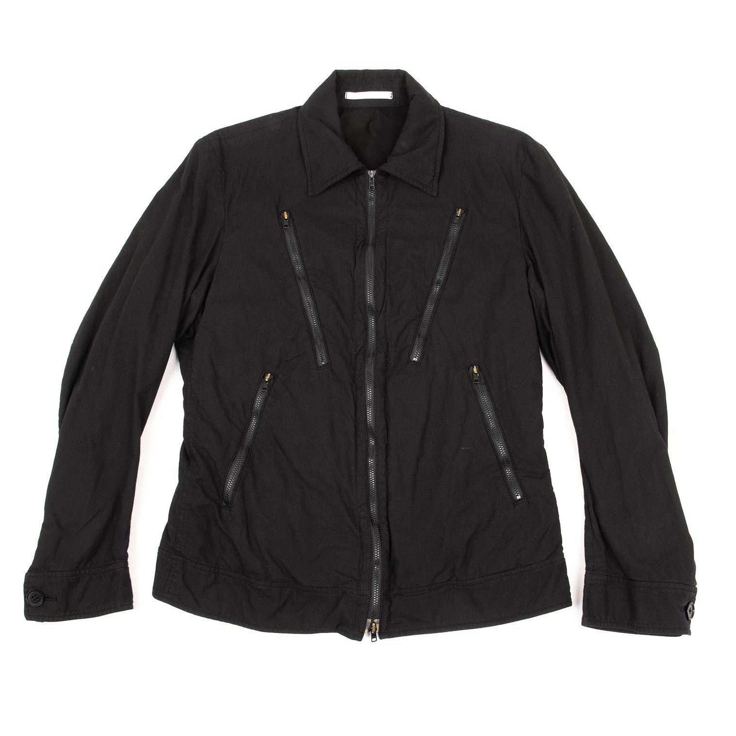 Yohji Yamamoto Yohji Yamamoto Zip Pocket Jacket Black 2 Size US M / EU 48-50 / 2 - 1 Thumbnail