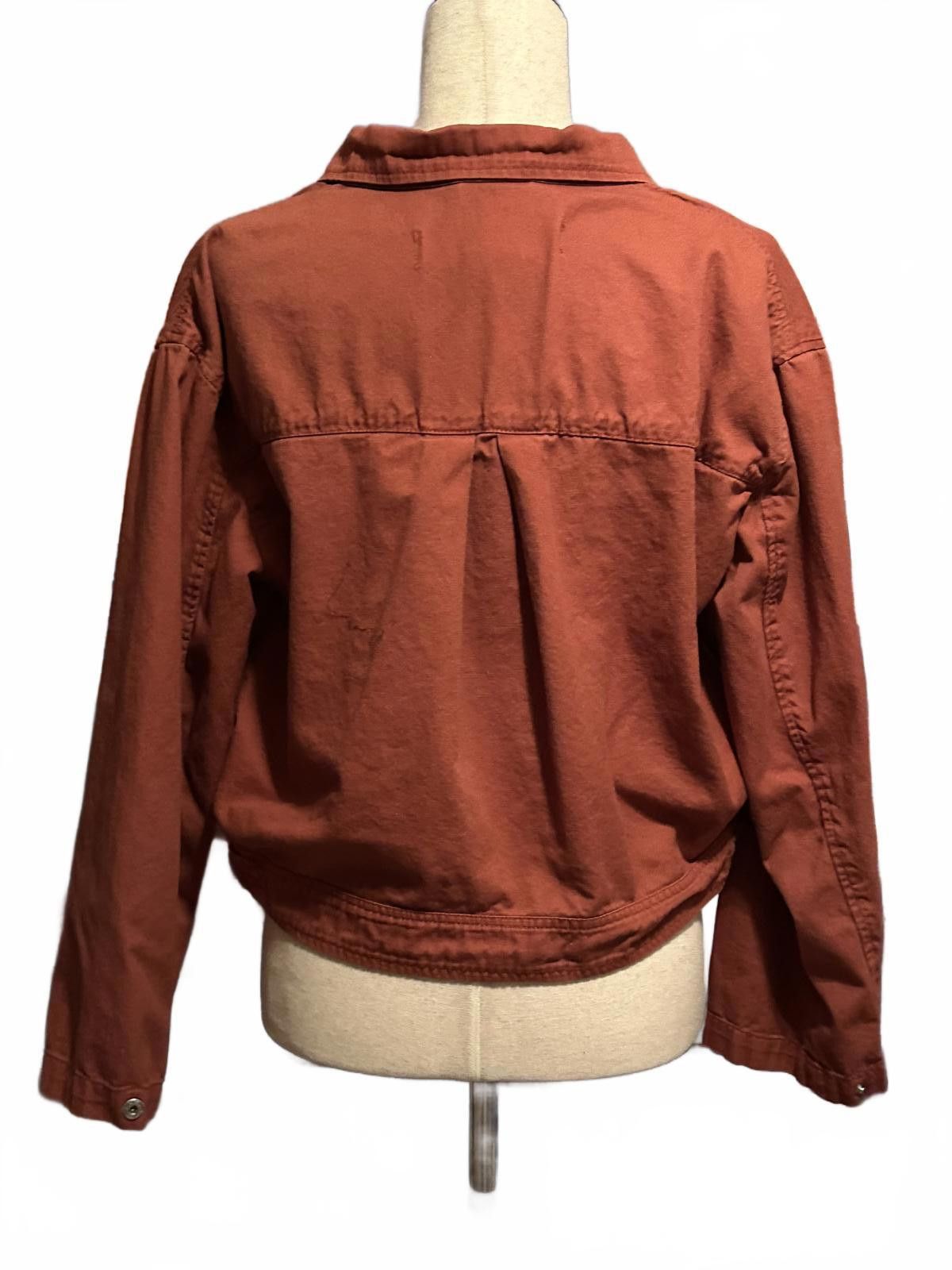 Treasure & Bond Treasure & Bond Women's Utility Jacket in Rust, Size M Size M / US 6-8 / IT 42-44 - 2 Thumbnail