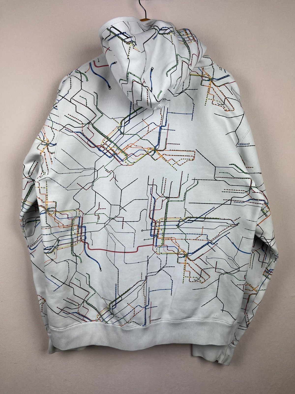 DC DC Shoes Spec Op Subway Map All Over Print Full Zip Hoodie Size US XXL / EU 58 / 5 - 14 Thumbnail