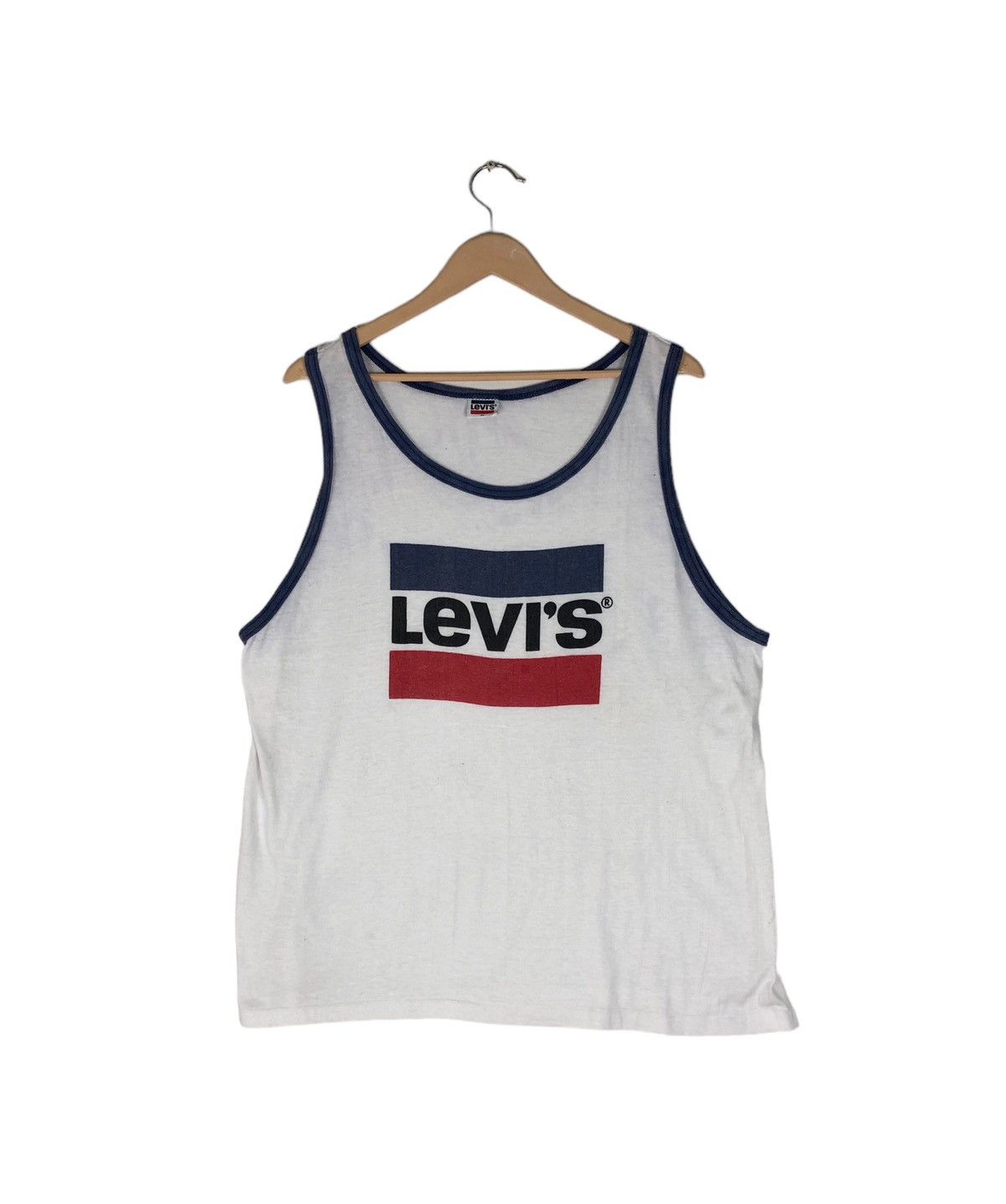 Vintage Levis Tank Tops Sleeveless Muscle Shirt