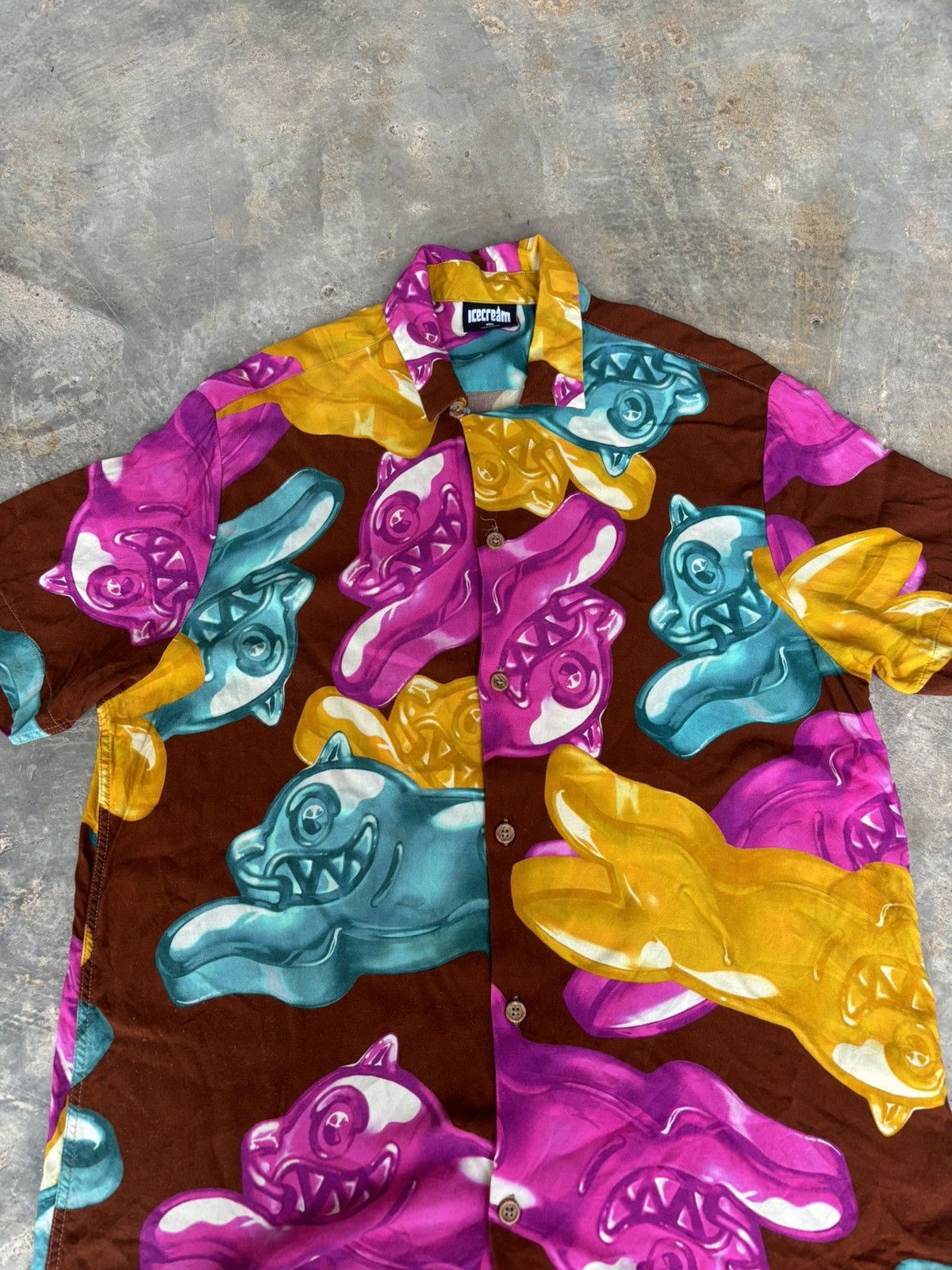 Billionaire Boys Club × Japanese Brand Billionaire Boys Club Ice Cream Full Print Shirt Size US M / EU 48-50 / 2 - 2 Thumbnail