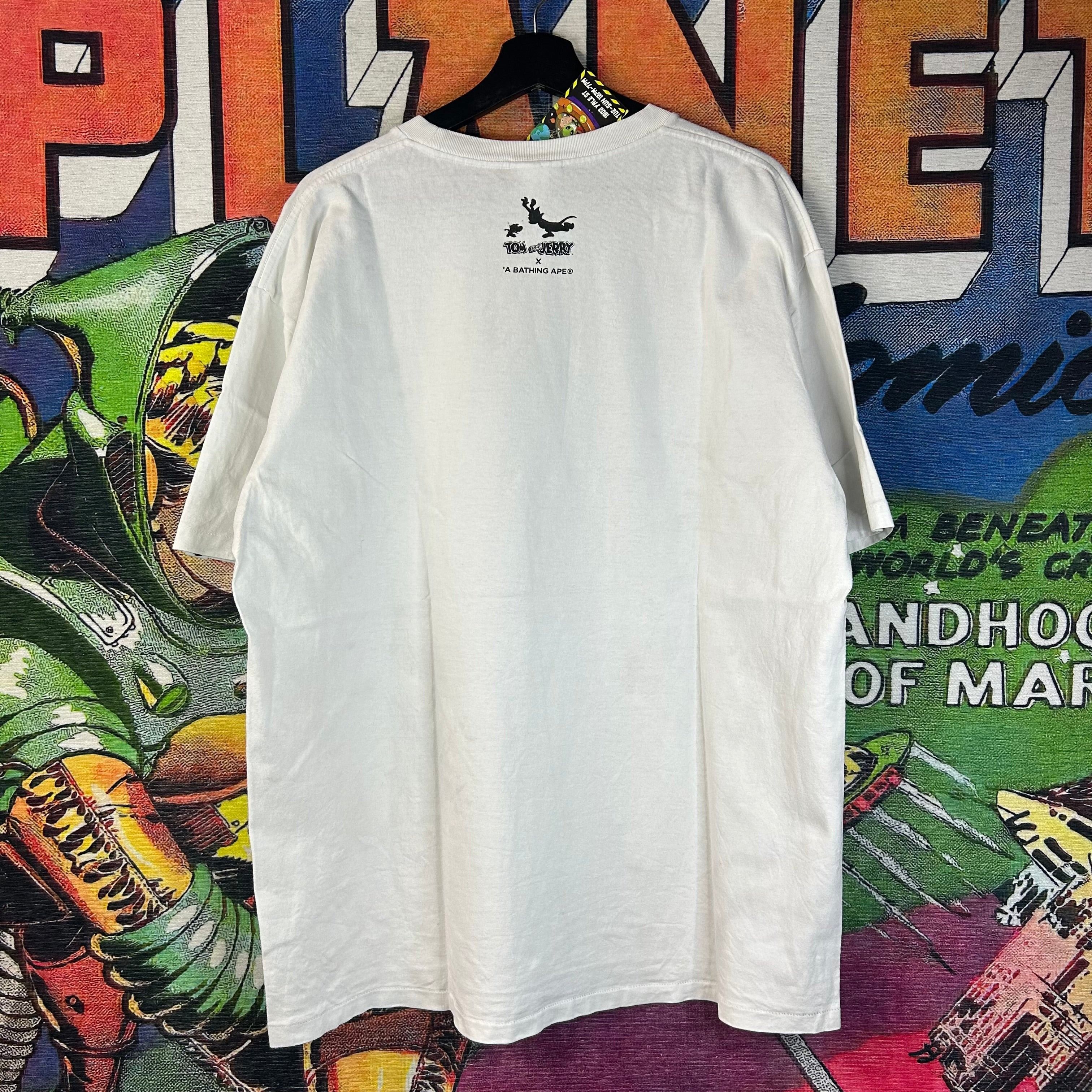 Bape Bape Tom & Jerry Camo College Tee Size 2XL Size US XXL / EU 58 / 5 - 2 Thumbnail
