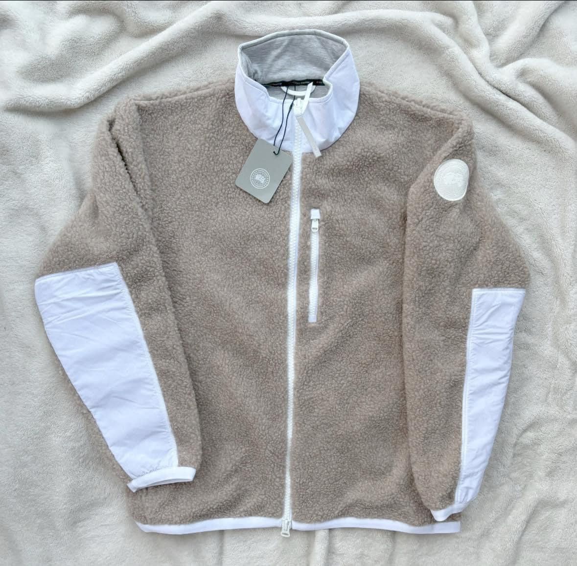 image of Canada Goose Kelowna Tan Heather Fleece, Men's (Size 2XL)