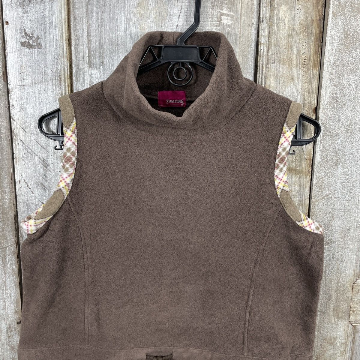 Japanese Brand × Spalding × Vintage Vintage Y2K Spalding Fleece Rope Tie Waist Vests Size US M / EU 48-50 / 2 - 5 Thumbnail