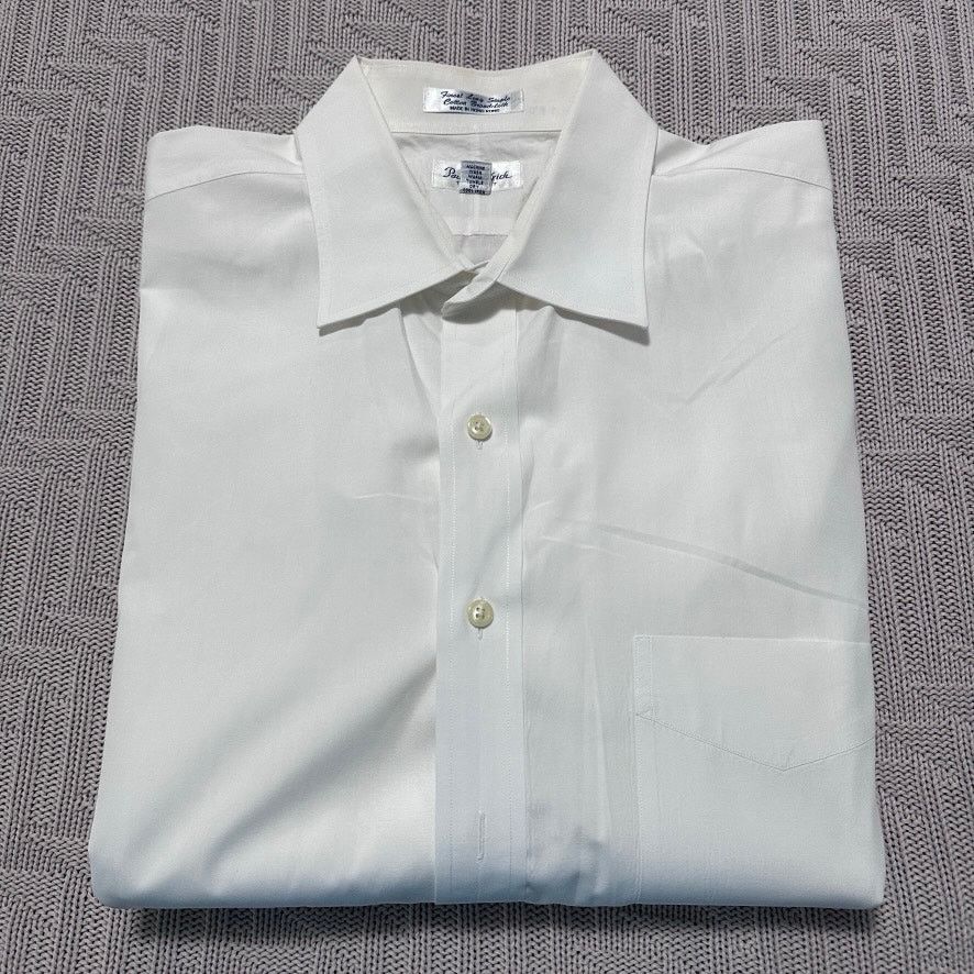 Paul Fredrick Paul Fredrick white short sleeve button down size 17 Size US XL / EU 56 / 4 - 1 Thumbnail