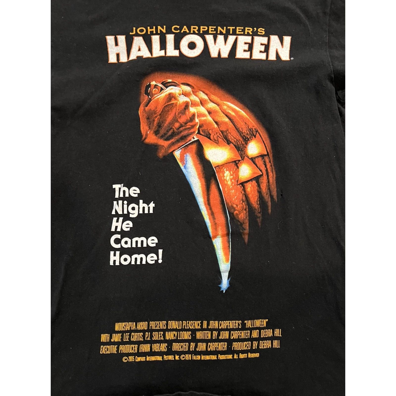 Vintage Halloween Shirt Mens Small Black John Carpenter 2015 Horror Movie Short Sleeve Size US S / EU 44-46 / 1 - 3 Thumbnail