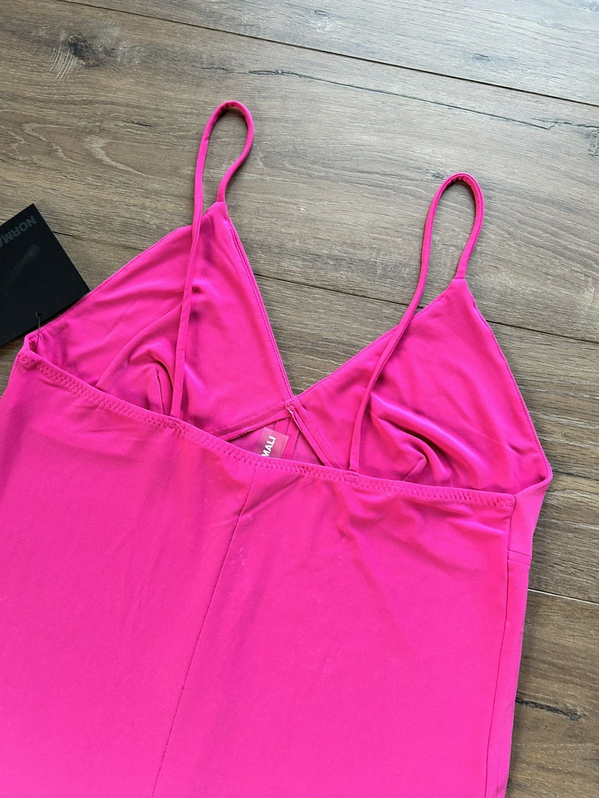 Norma Kamali Norma Kamali pink jumpsuit size L Size 32" / US 10 / IT 46 - 9 Thumbnail