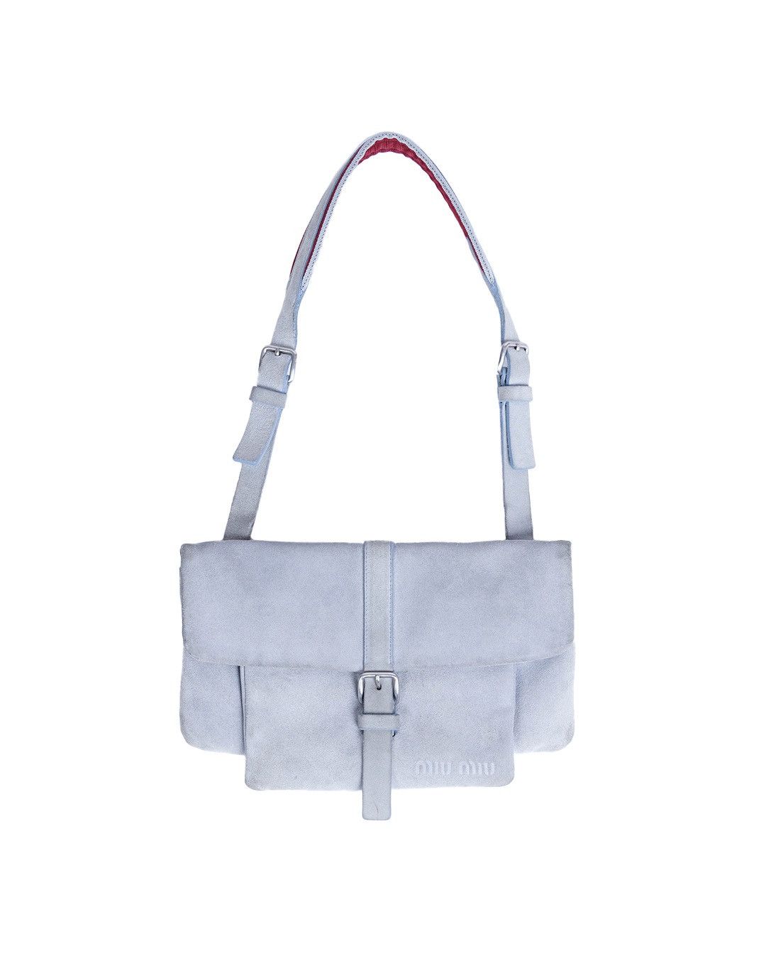 Miu Miu Miu Miu S/S2000 Suede Bag in Blue Size ONE SIZE - 1 Thumbnail