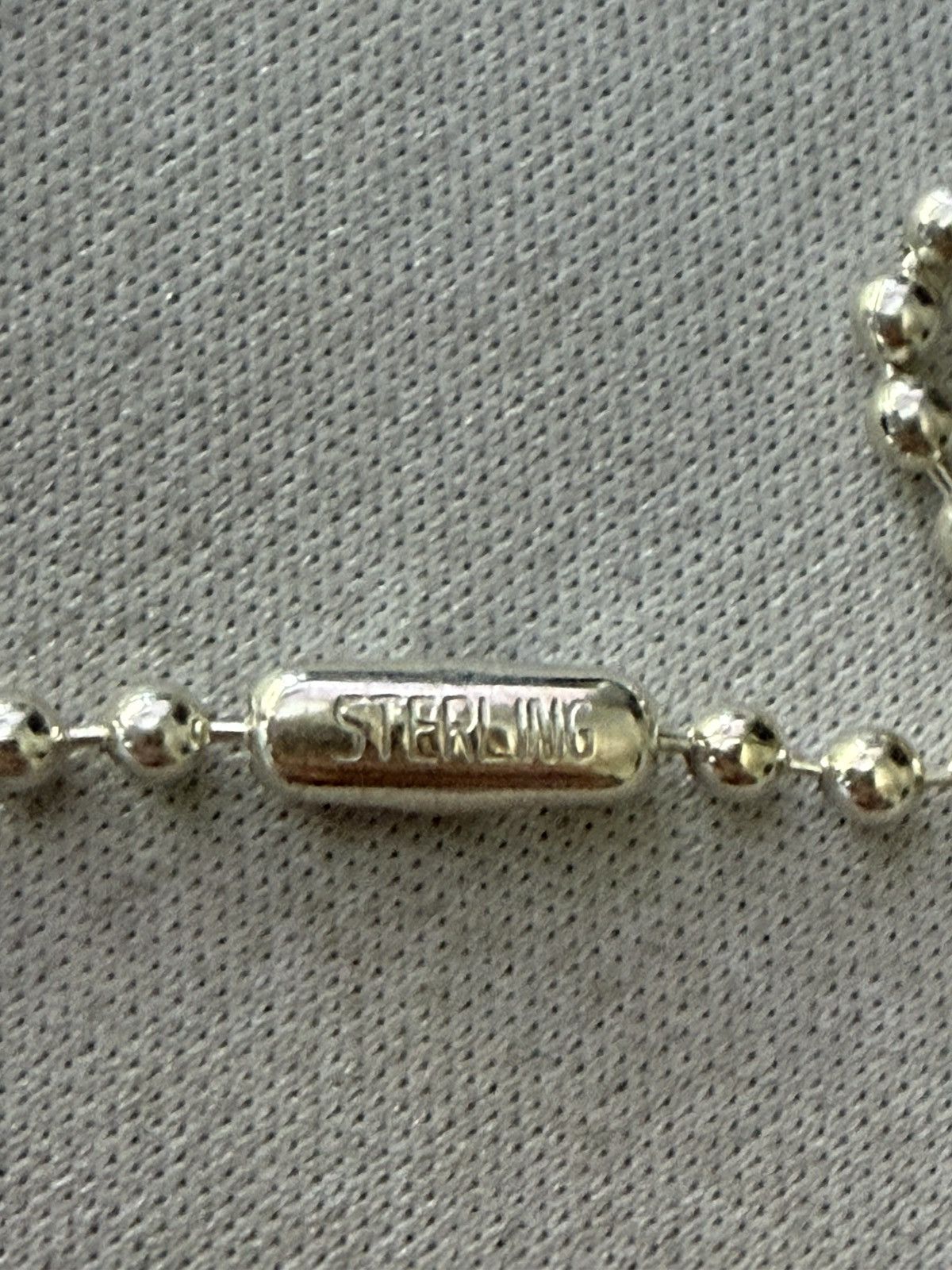 Chrome Hearts Chrome hearts fleur dog tag + ball chain Size ONE SIZE - 4 Thumbnail
