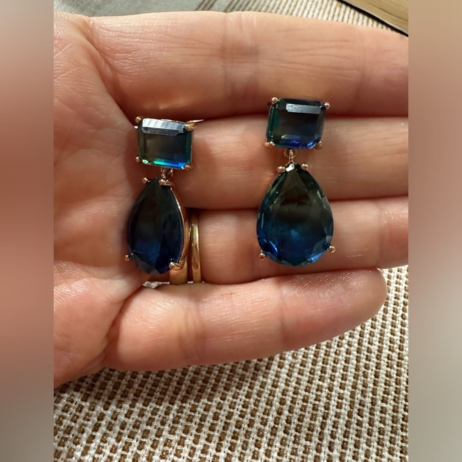 Other Luxury Trendy Water Drop Earrings For Women Girls Zirconia Size ONE SIZE - 2 Thumbnail