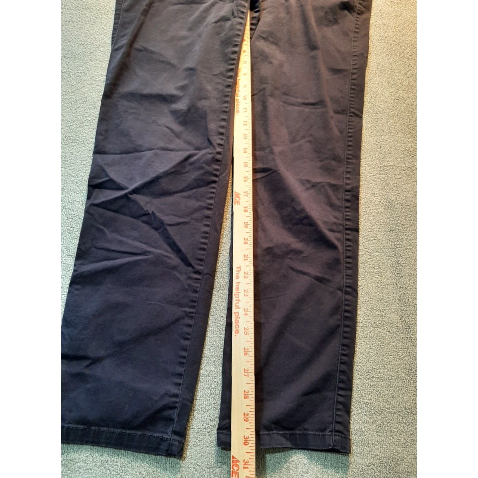 Liz Claiborne Liz Claiborne Pants Womens Size 10 T Blue City Fit Chino Regular Zip Casual Pockets Logo Modern Solid Tall Vintage: No Mens Women Girls Size 32" / US 10 / IT 46 - 2 Thumbnail