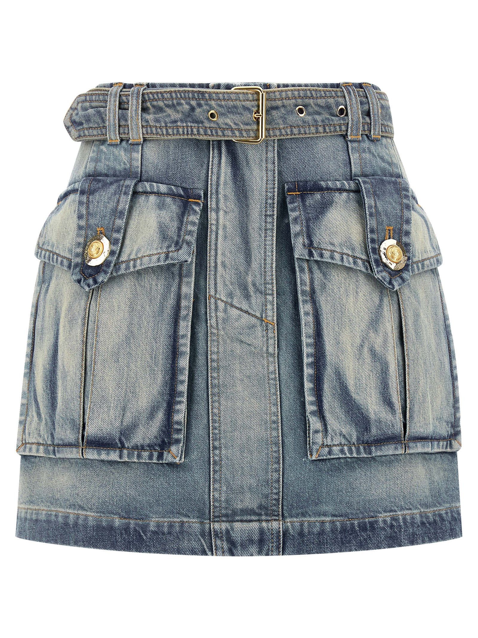 Balmain Cargo pocket skirt Size 28" / US 6 / IT 42 - 1 Thumbnail