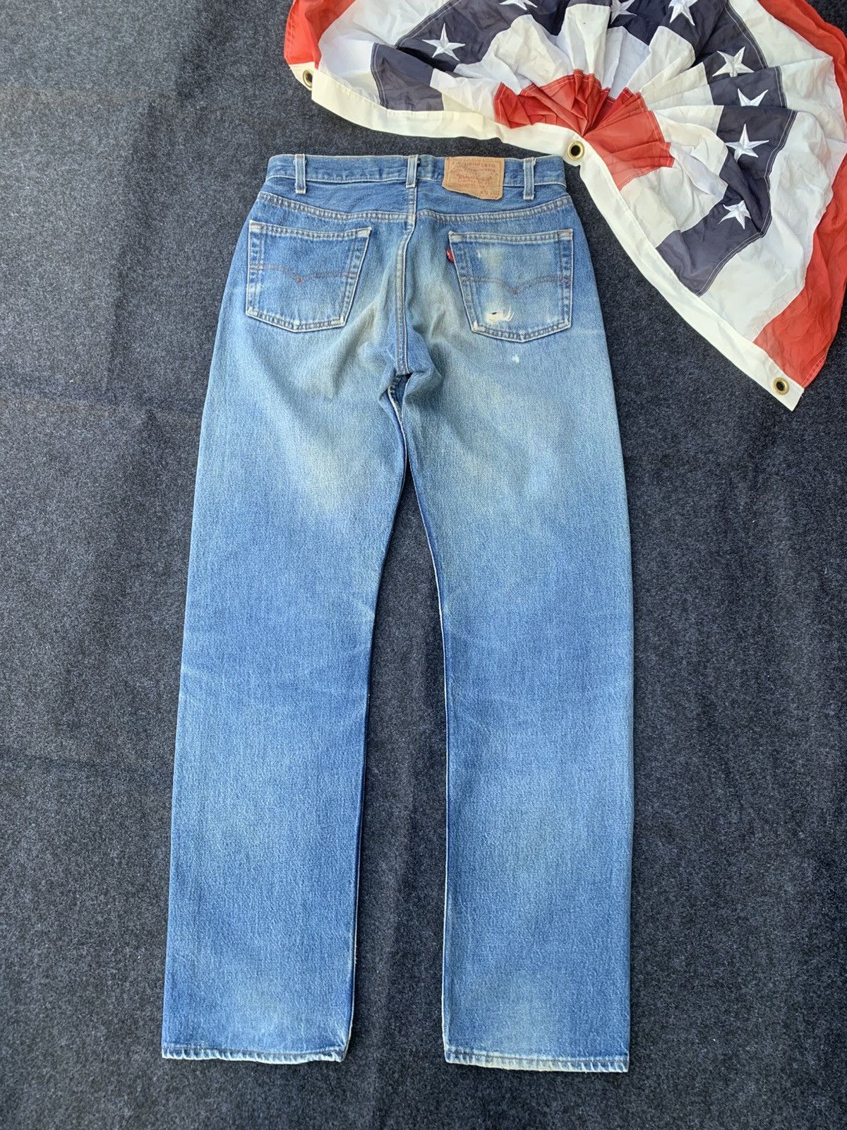 Levi's Late 80s Levi's 501 distressed made in USA 🇺🇸. Size US 30 / EU 46 - 2 Thumbnail