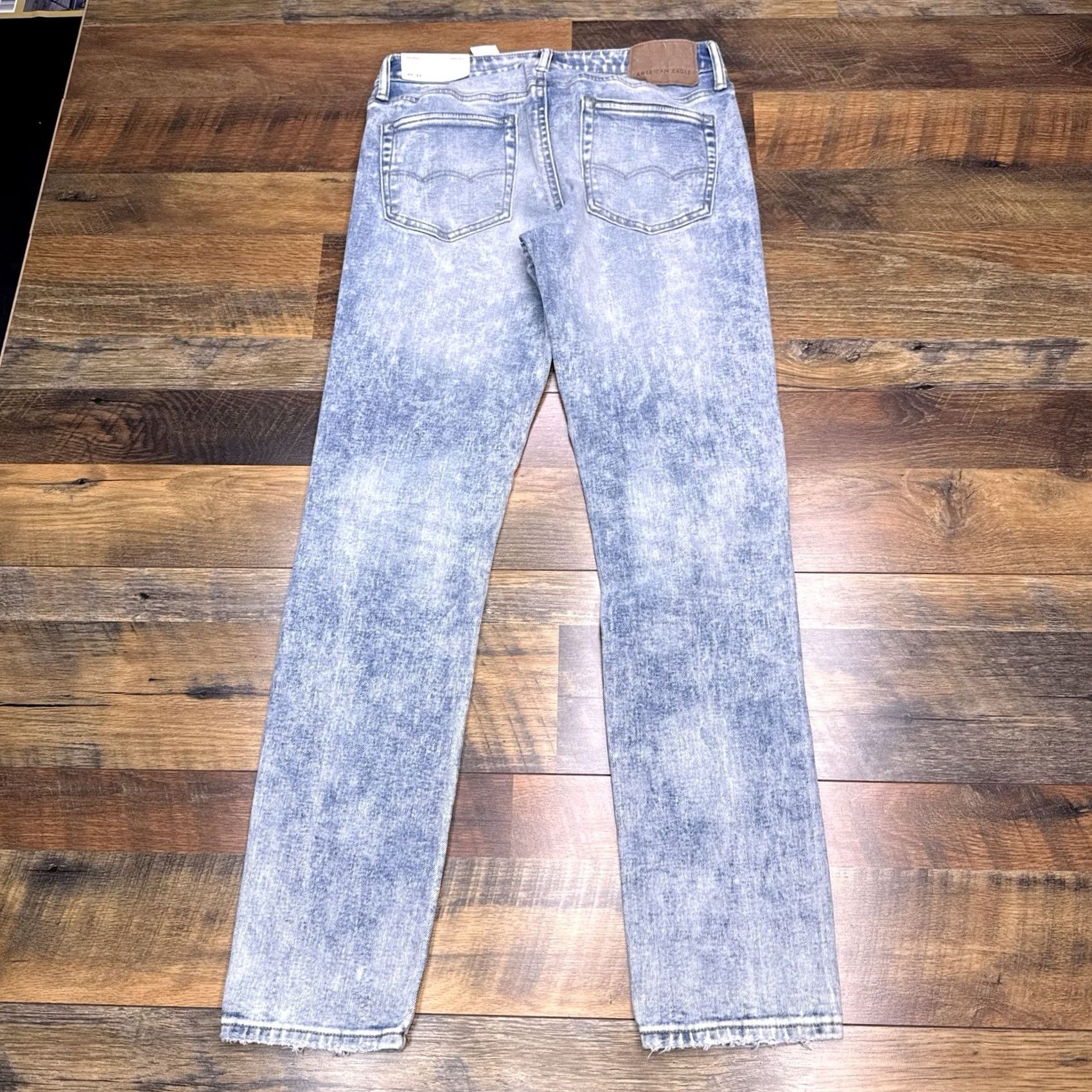 American Eagle Outfitters American Eagle Outfitters Jeans Slim Skinny 5-Pocket Denim Regular 30x32 Blue Distressed Stretch Belt Loops Logo Size US 30 / EU 46 - 3 Thumbnail