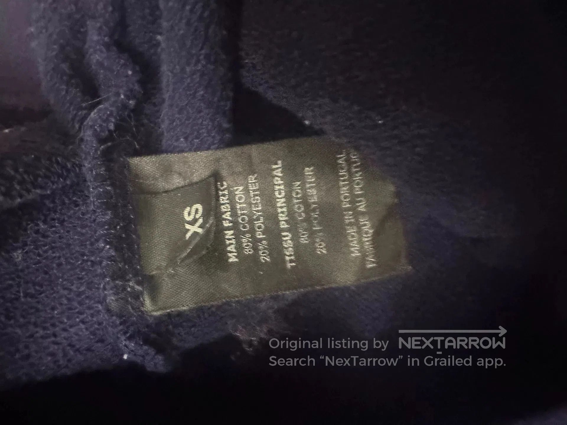 Vetements vetements france flag hoodie in navy. Size US XS / EU 42 / 0 - 3 Thumbnail