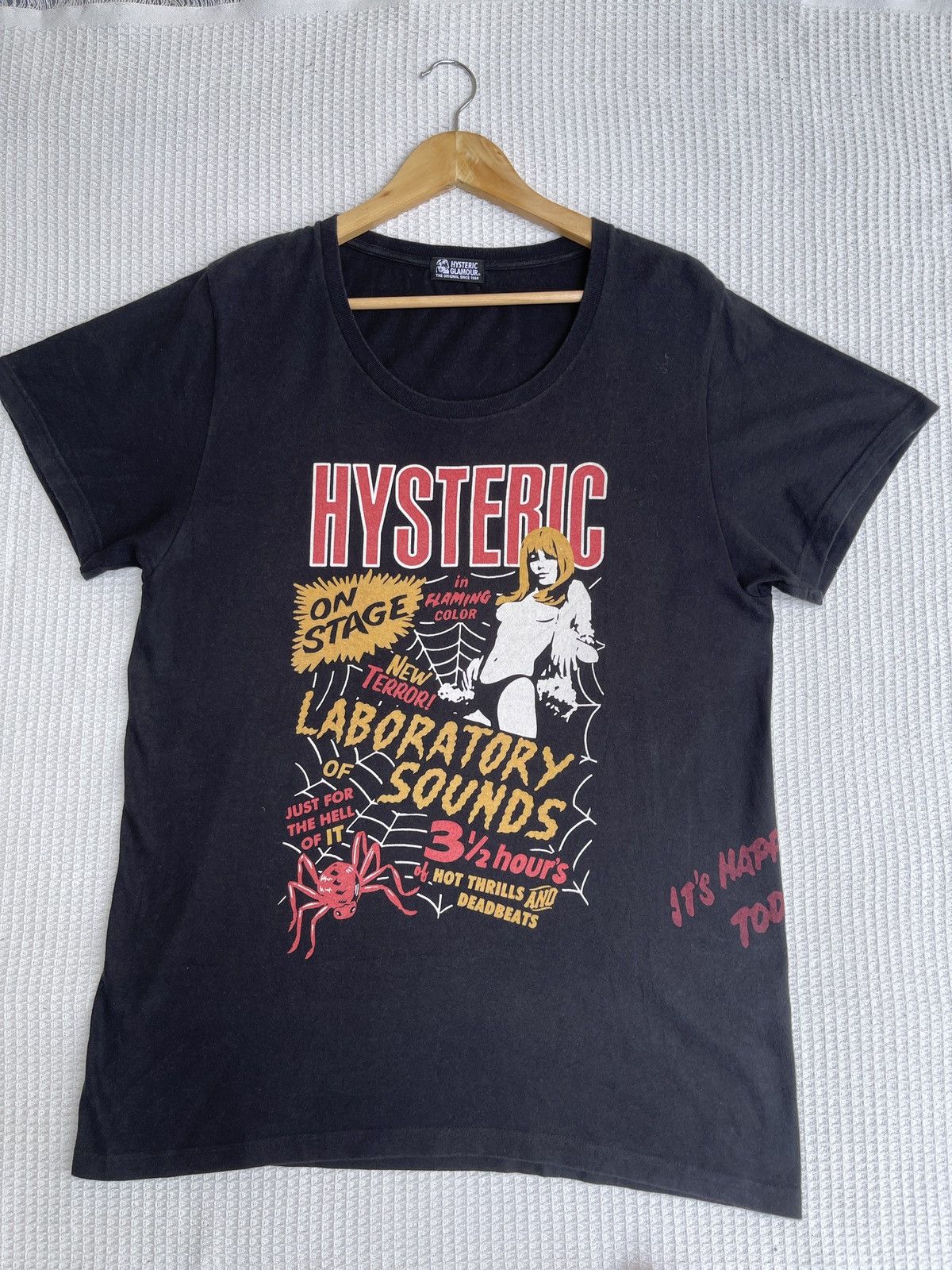Hysteric Glamour Rare🔥Vintage HYSTERIC GLAMOUR Black T Shirt Size US M / EU 48-50 / 2 - 9 Thumbnail