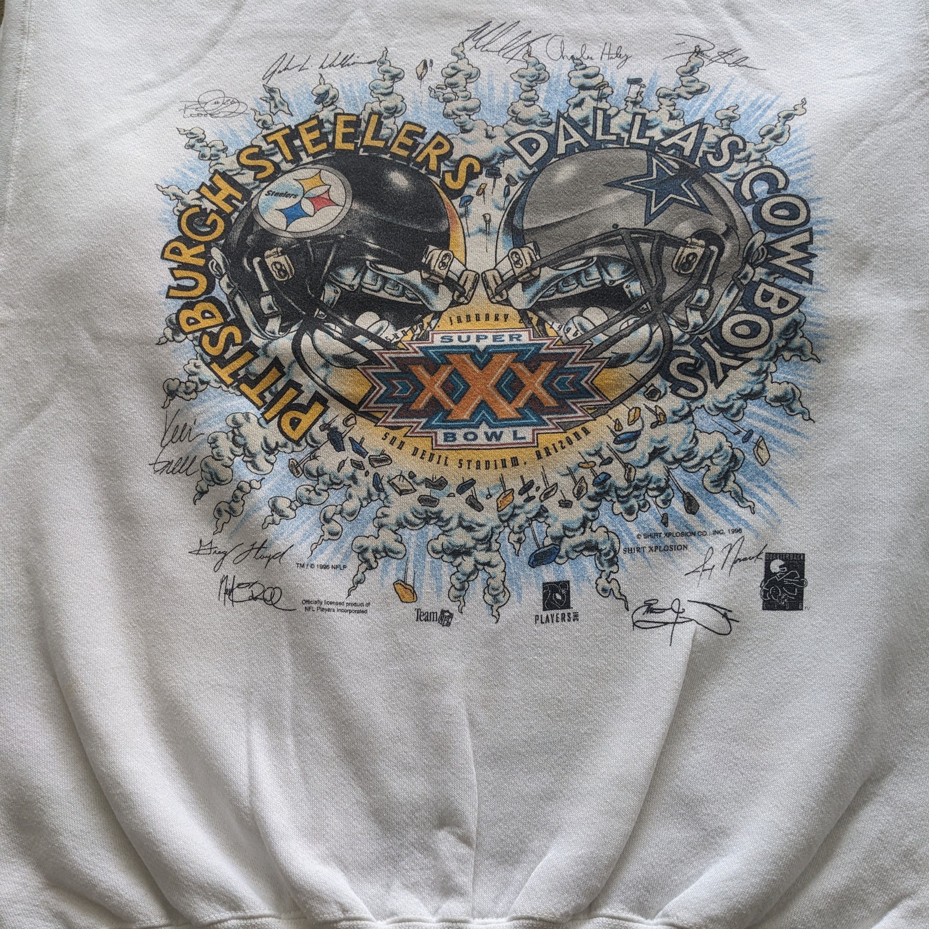 Other Vintage Pittsburgh Steelers VS Dallas Cowboys Sweatshirt Size US L / EU 52-54 / 3 - 2 Thumbnail
