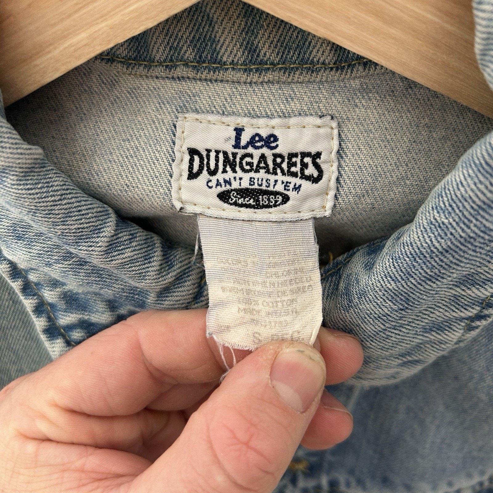 Lee Vintage Lee Dungarees Denim Trucker Jacket “Light Wash” Size US S / EU 44-46 / 1 - 6 Thumbnail